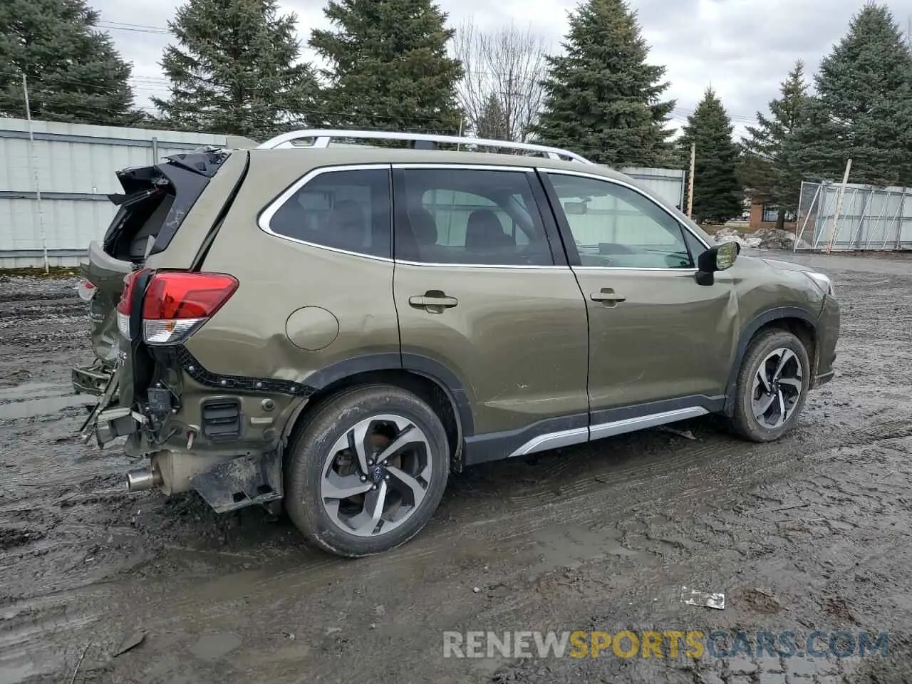 3 Фотография поврежденного автомобиля JF2SKARC3PH536539 SUBARU FORESTER 2023