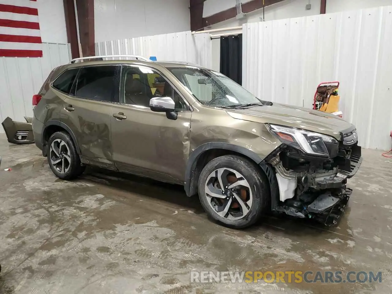 4 Фотография поврежденного автомобиля JF2SKARC8PH481151 SUBARU FORESTER 2023
