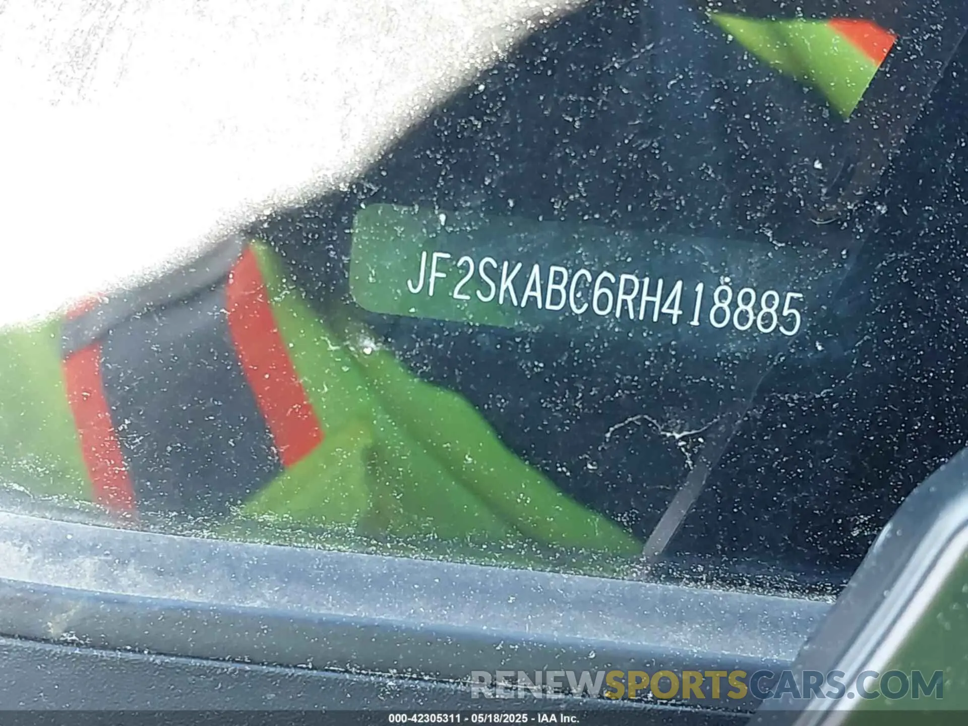16 Photograph of a damaged car JF2SKABC6RH418885 SUBARU FORESTER 2024