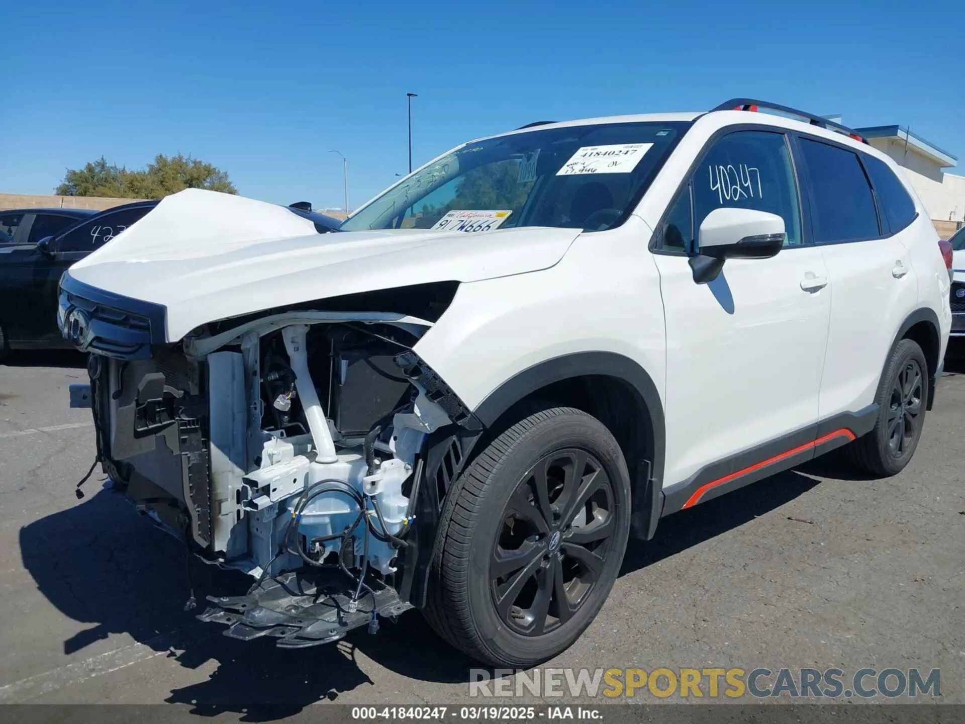 2 Photograph of a damaged car JF2SKAGC6RH459879 SUBARU FORESTER 2024