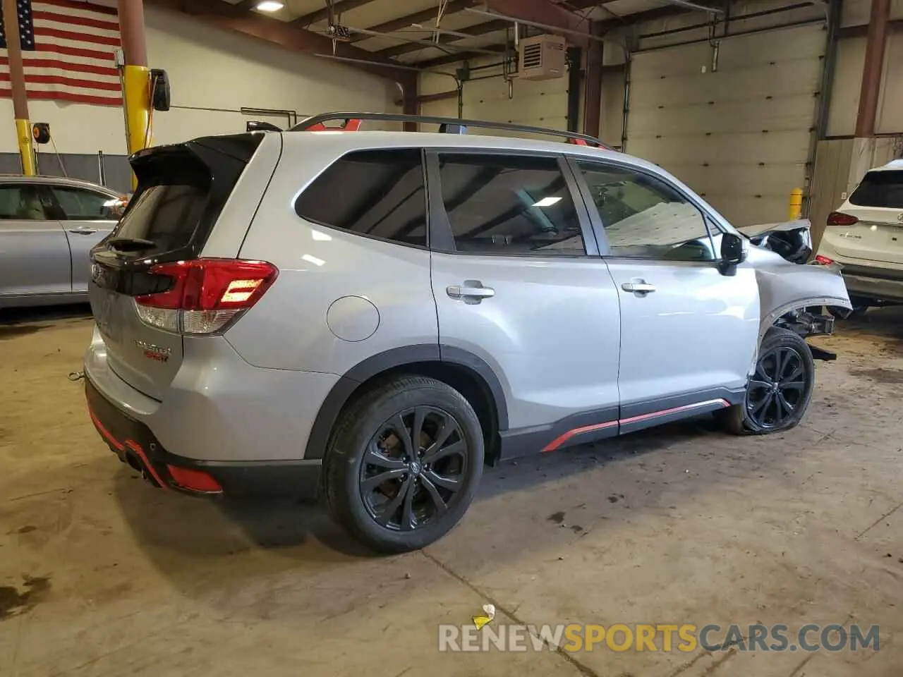 3 Photograph of a damaged car JF2SKAGC9RH404830 SUBARU FORESTER 2024
