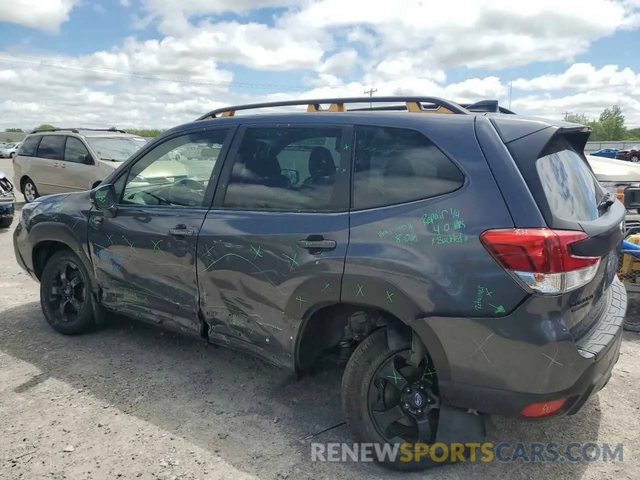 2 Photograph of a damaged car JF2SKAJC3RH441316 SUBARU FORESTER 2024