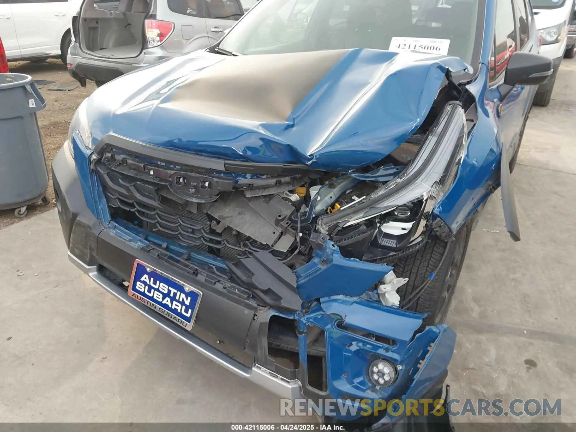 6 Фотография поврежденного автомобиля JF2SKAJC4RH516833 SUBARU FORESTER 2024