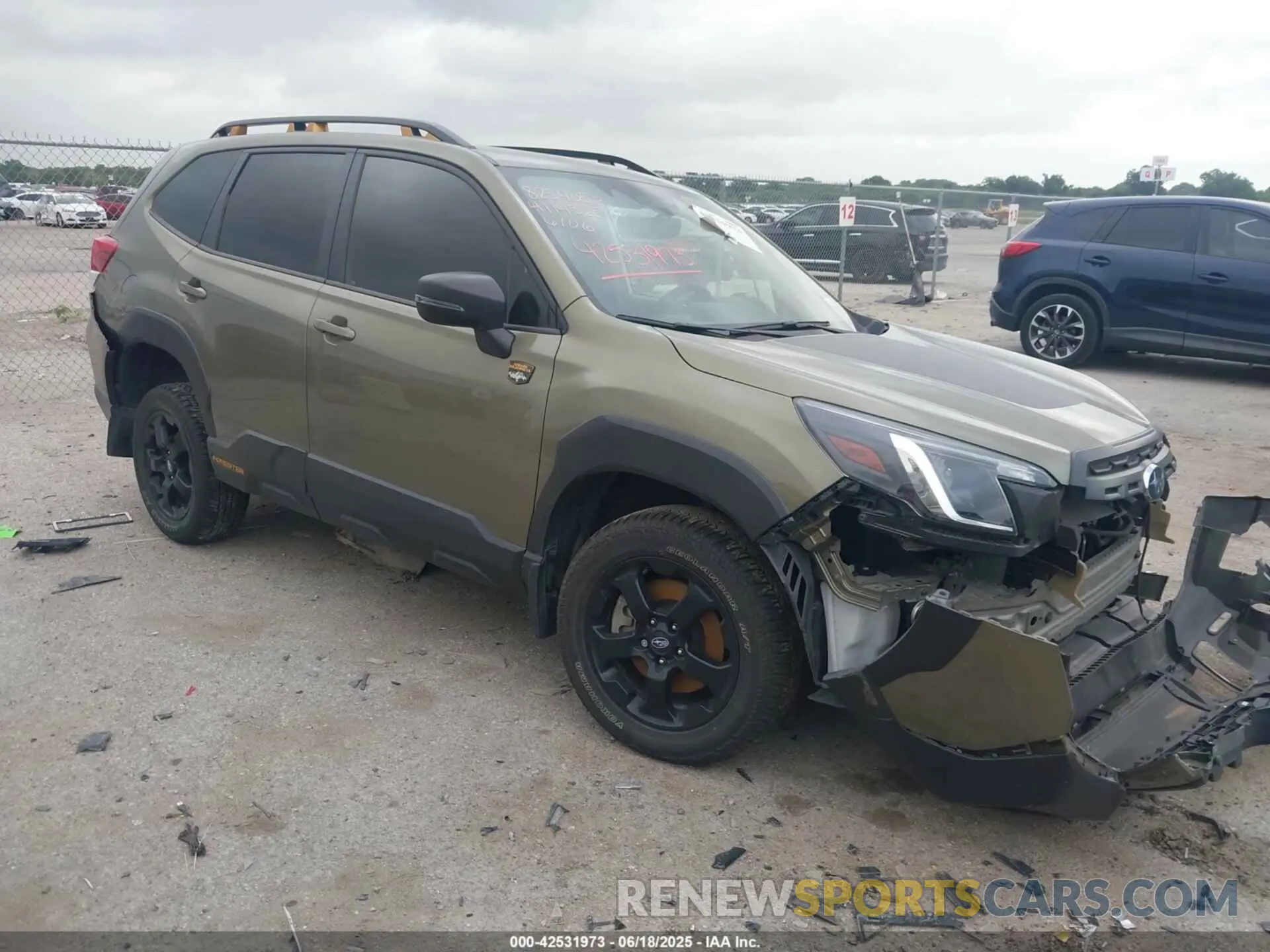 1 Photograph of a damaged car JF2SKAJC7RH411932 SUBARU FORESTER 2024