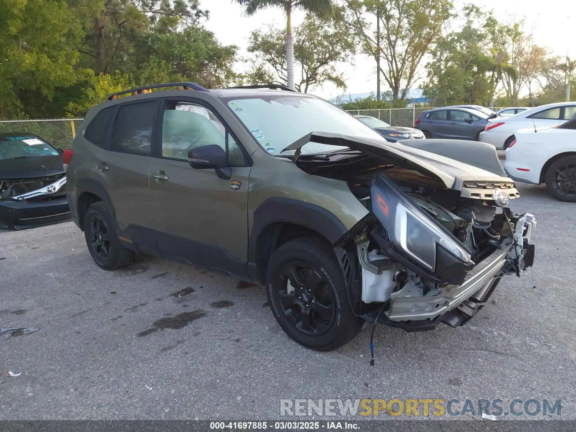 1 Фотография поврежденного автомобиля JF2SKAJC8RH525194 SUBARU FORESTER 2024