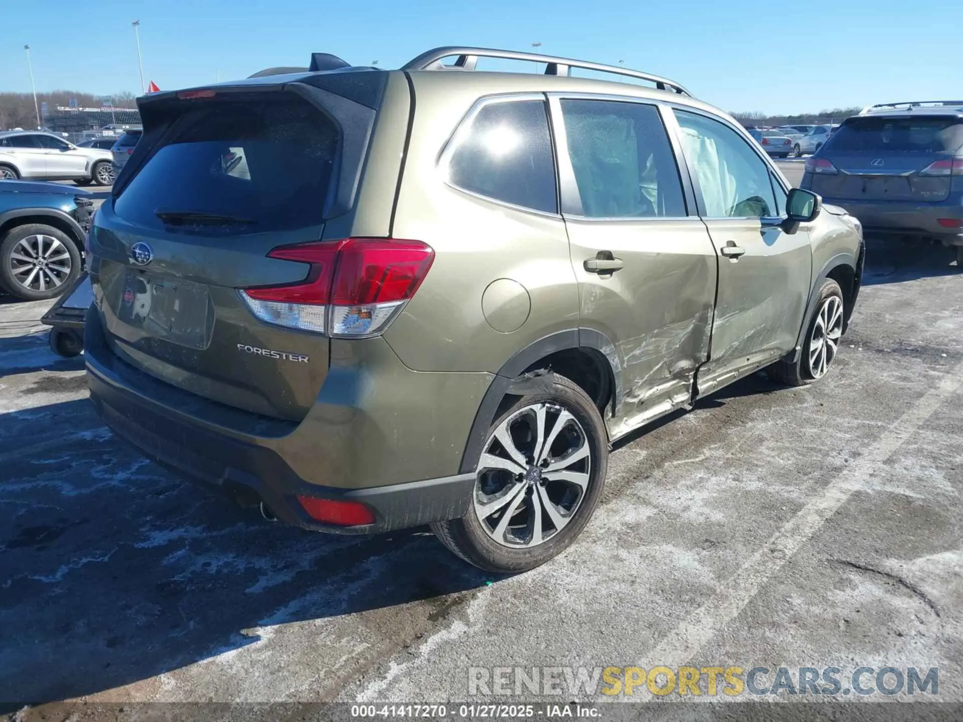 4 Фотография поврежденного автомобиля JF2SKALC7RH423320 SUBARU FORESTER 2024