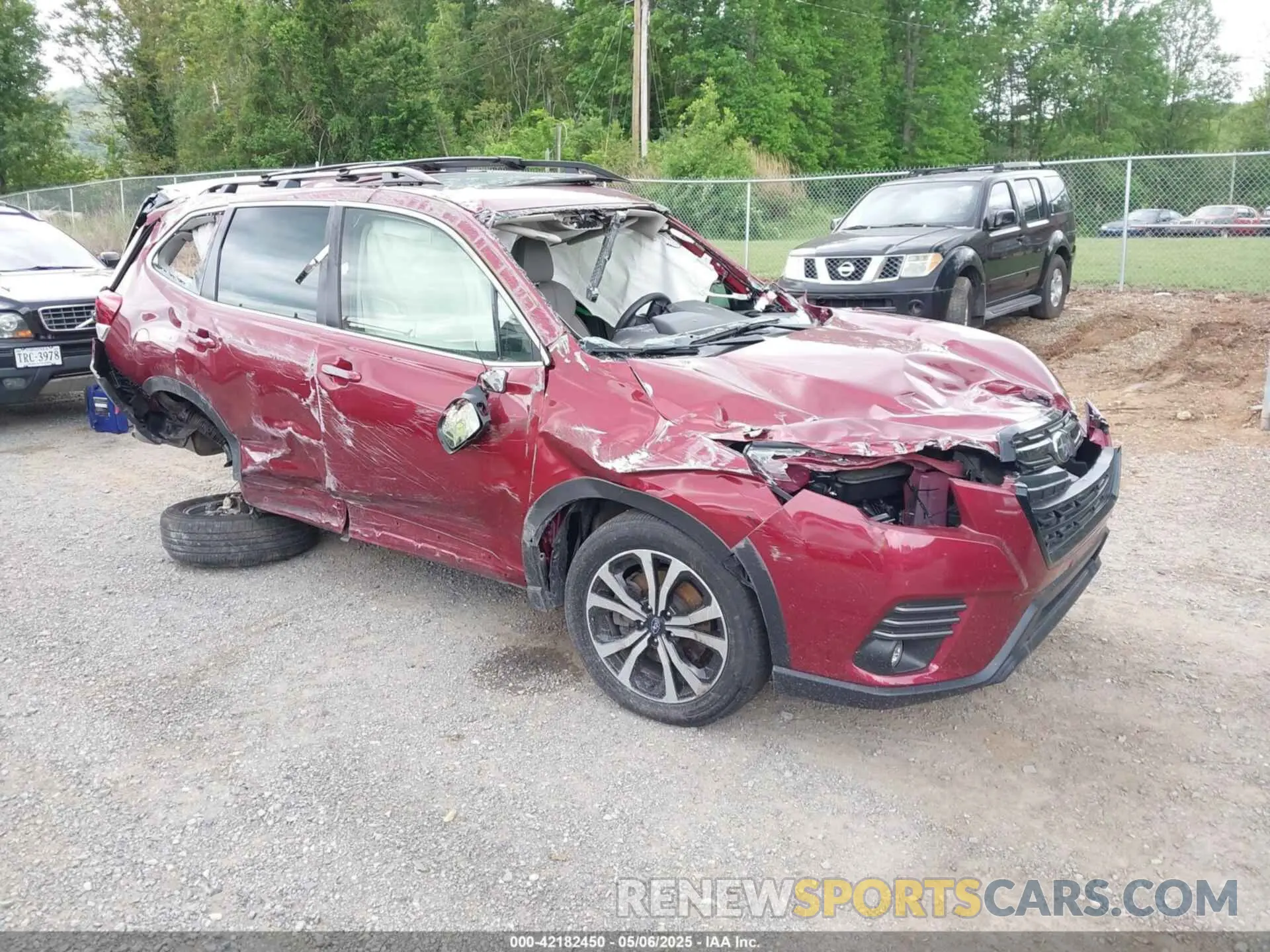 1 Photograph of a damaged car JF2SKALC9RH417096 SUBARU FORESTER 2024