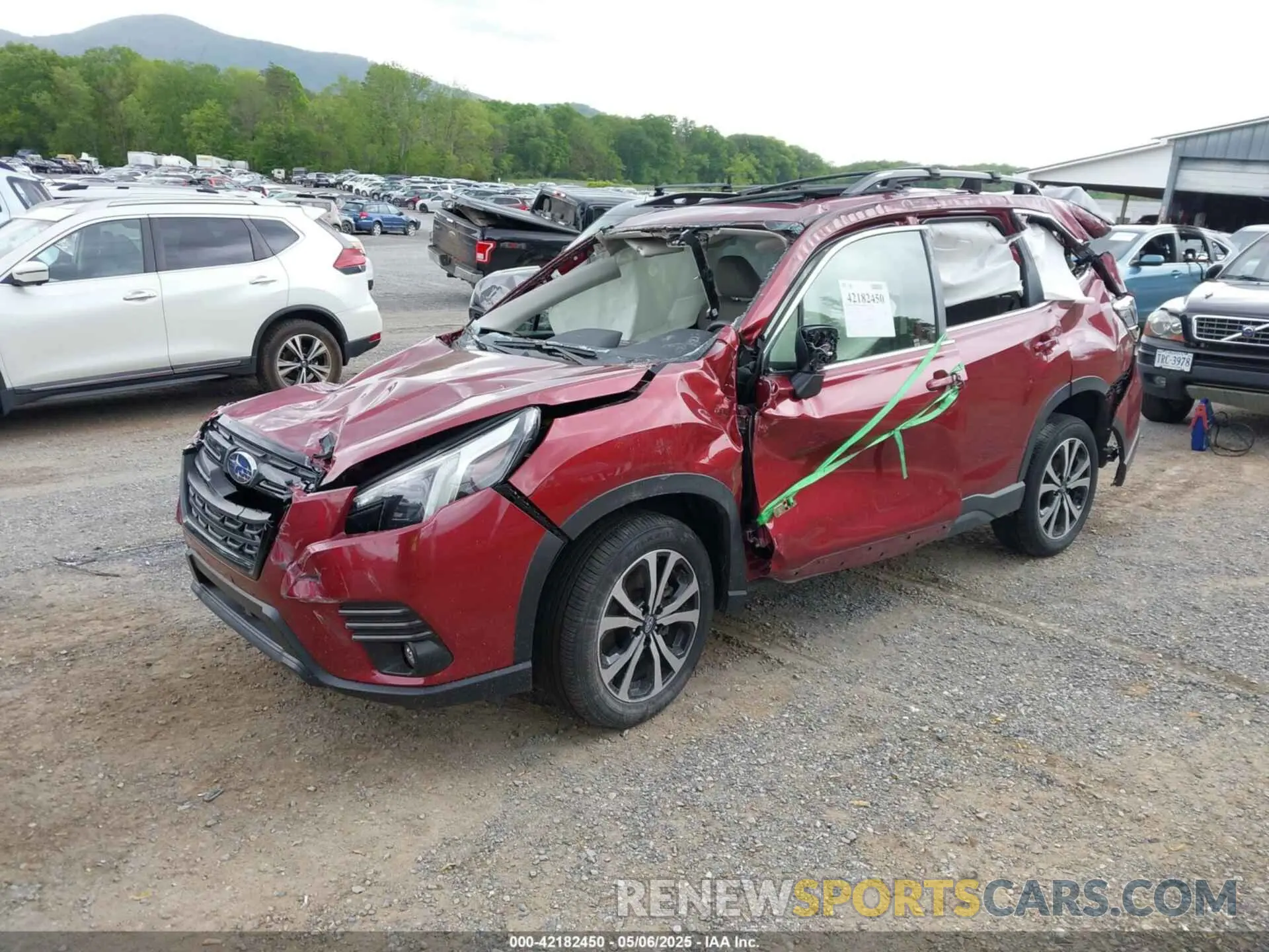 2 Photograph of a damaged car JF2SKALC9RH417096 SUBARU FORESTER 2024