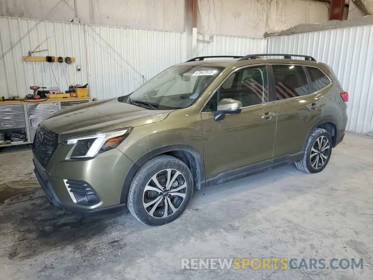 1 Photograph of a damaged car JF2SKALC9RH505839 SUBARU FORESTER 2024