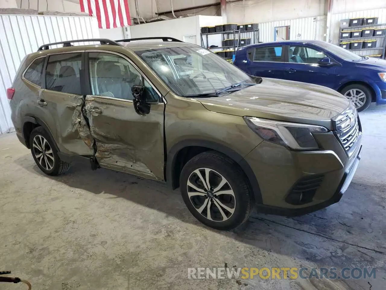 4 Photograph of a damaged car JF2SKALC9RH505839 SUBARU FORESTER 2024