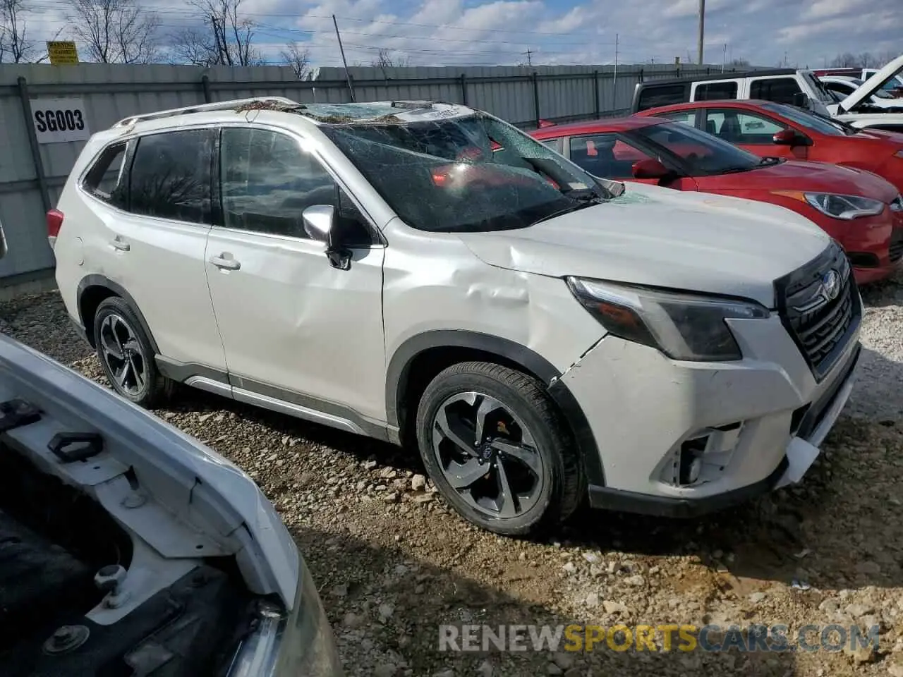 4 Photograph of a damaged car JF2SKAMC1RH502609 SUBARU FORESTER 2024