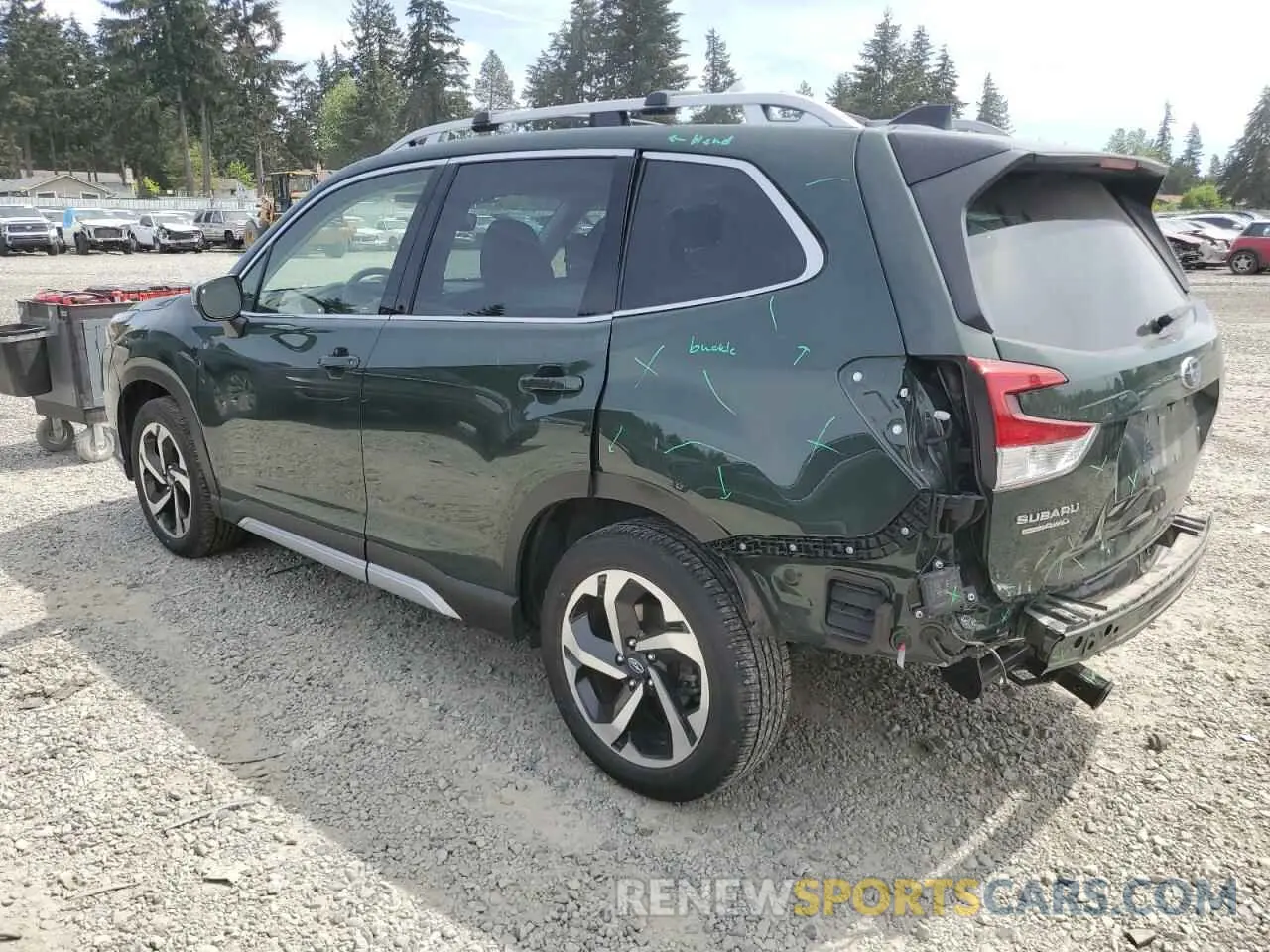 2 Photograph of a damaged car JF2SKAMC6RH403560 SUBARU FORESTER 2024