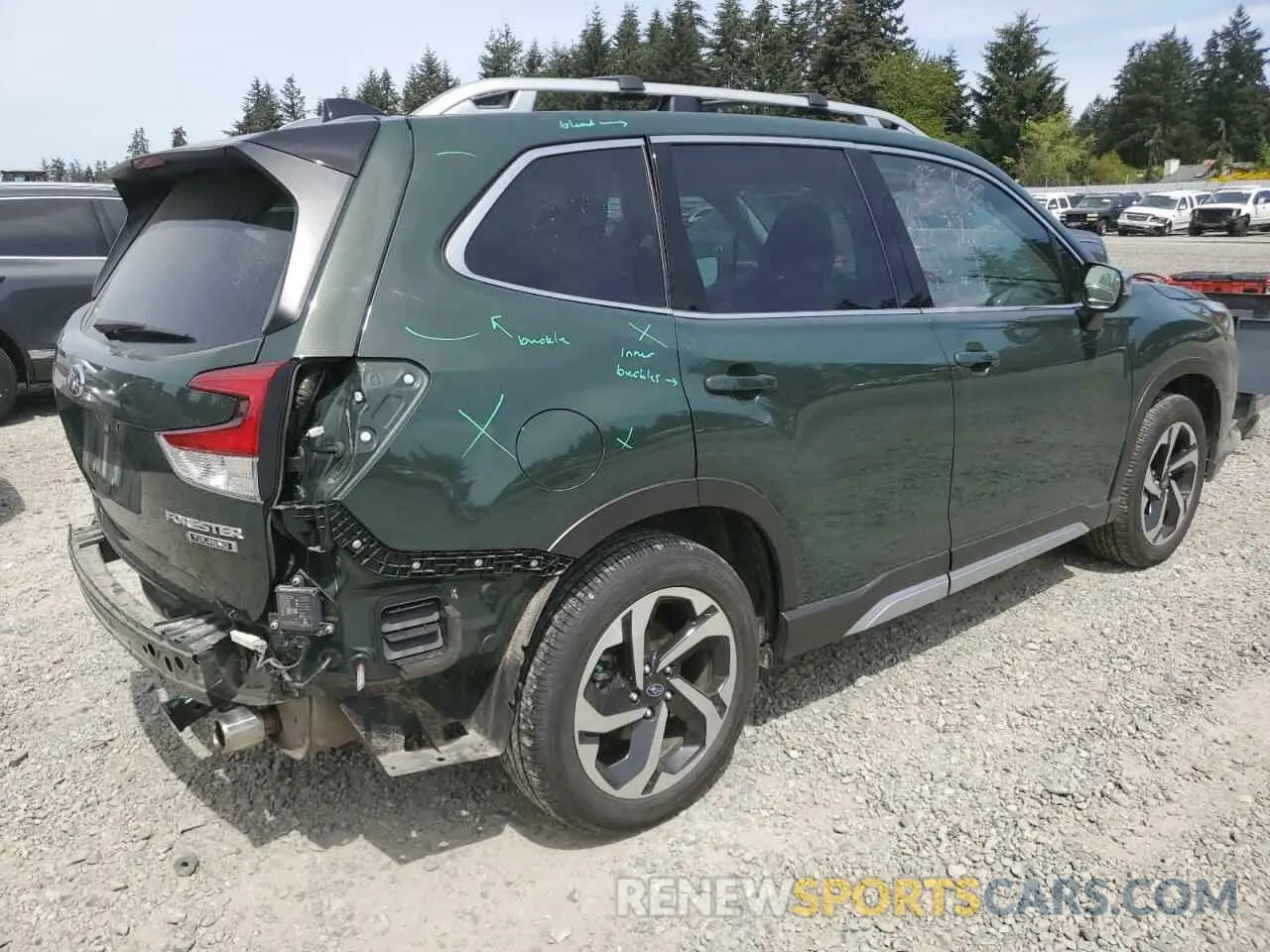3 Photograph of a damaged car JF2SKAMC6RH403560 SUBARU FORESTER 2024
