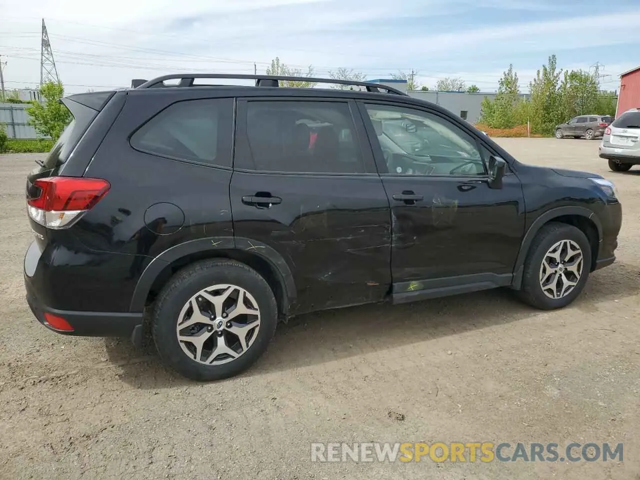 3 Фотография поврежденного автомобиля JF2SKEDC1RH458828 SUBARU FORESTER 2024