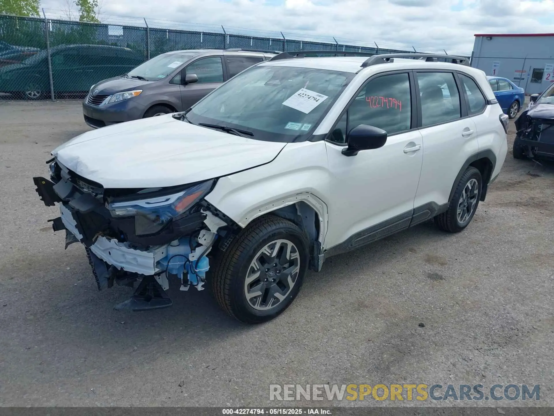 2 Фотография поврежденного автомобиля JF2SLDAC8SH536104 SUBARU FORESTER 2025