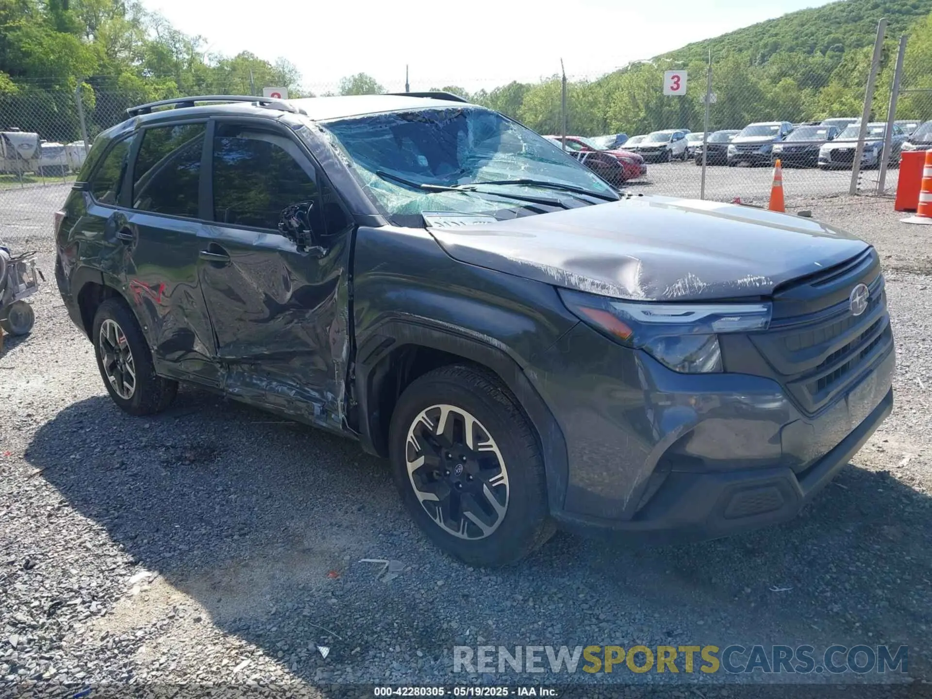 1 Photograph of a damaged car JF2SLDACXSH527887 SUBARU FORESTER 2025