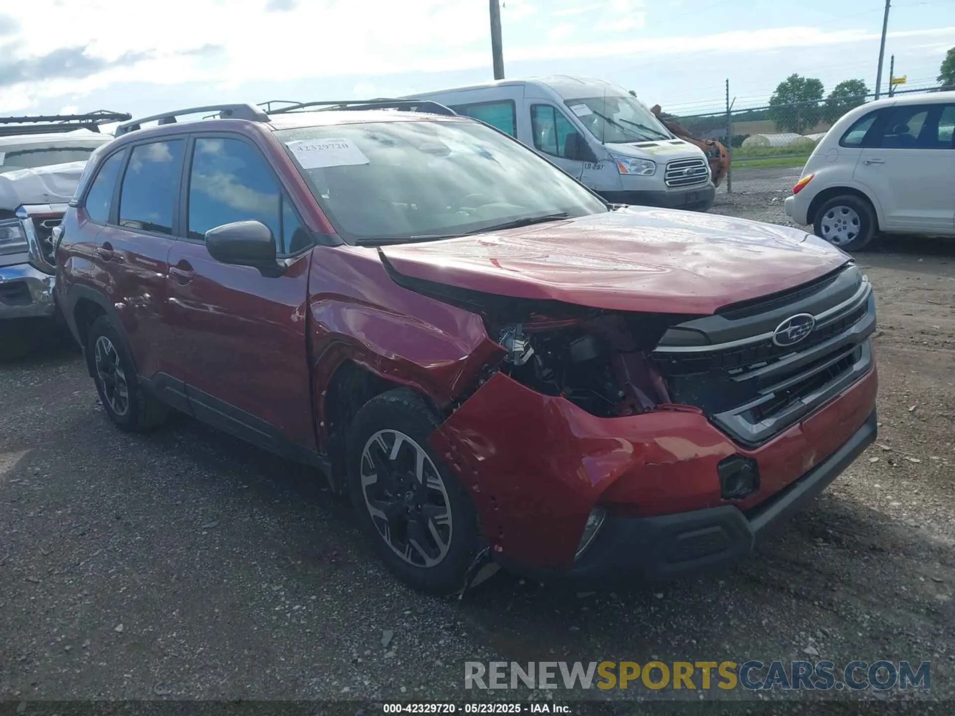 1 Photograph of a damaged car JF2SLDBCXSH524065 SUBARU FORESTER 2025