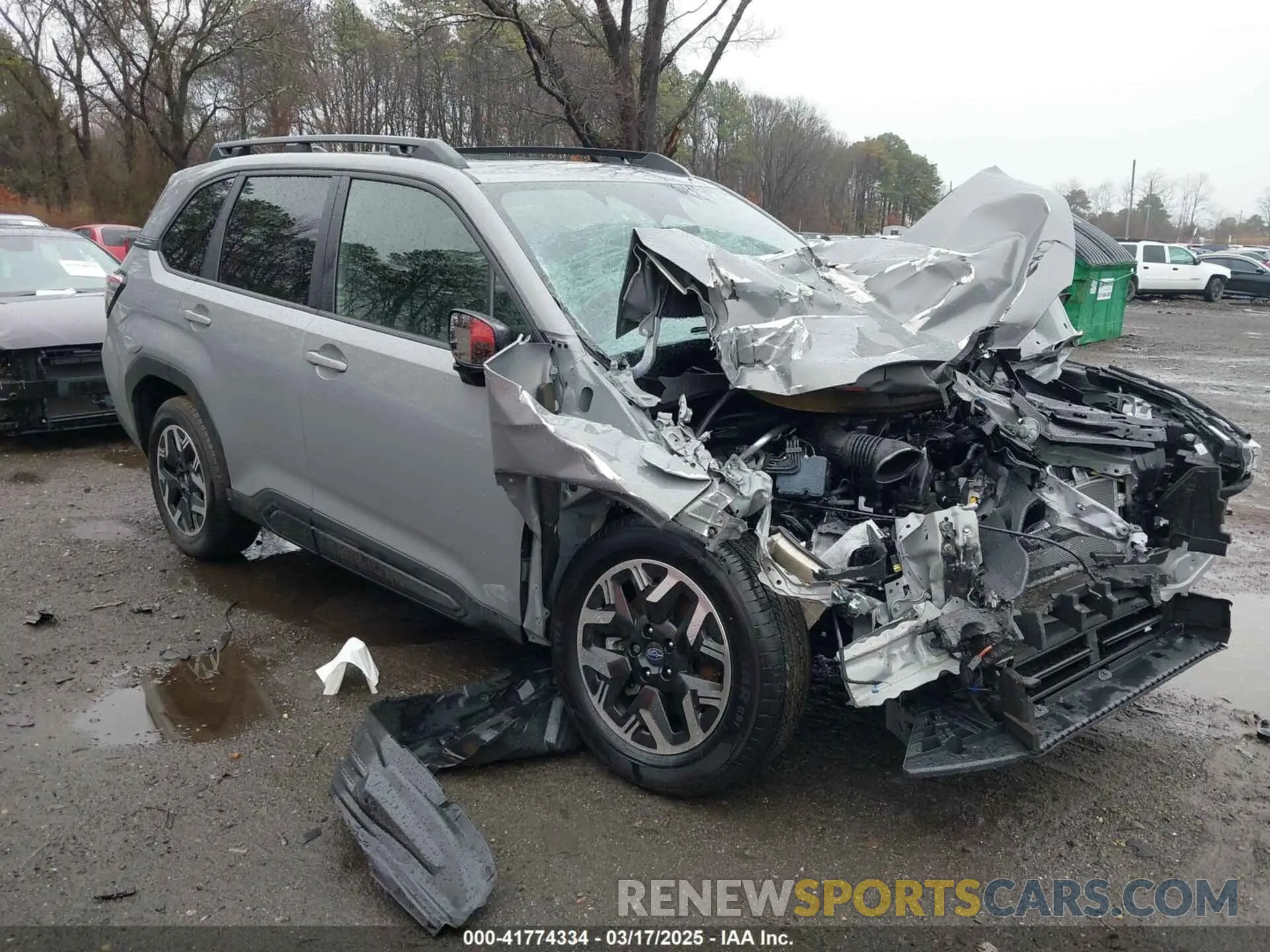 1 Photograph of a damaged car JF2SLDDC5SH404820 SUBARU FORESTER 2025