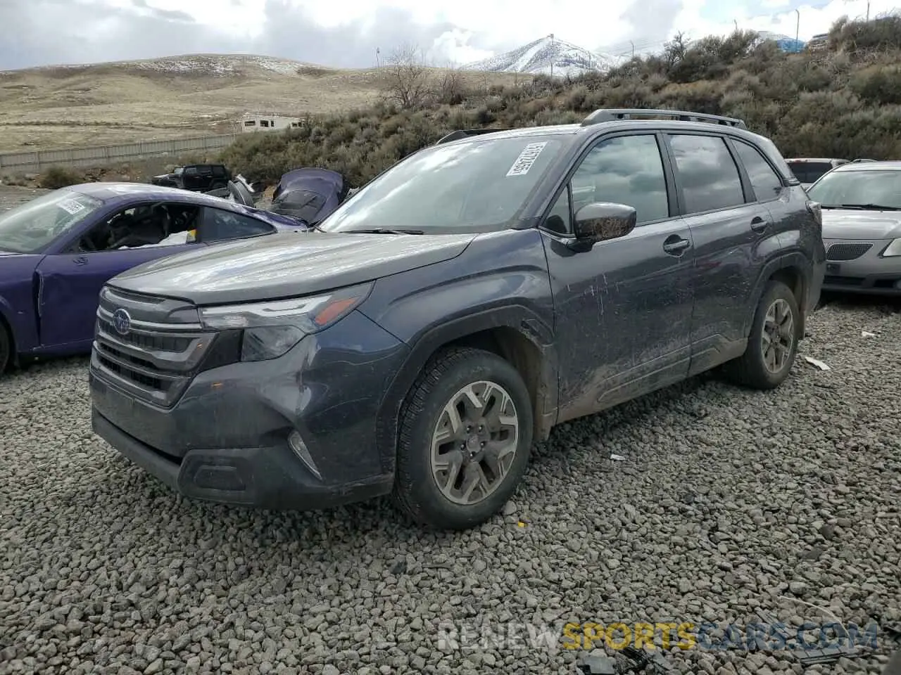 1 Photograph of a damaged car JF2SLDDC9SH406599 SUBARU FORESTER 2025