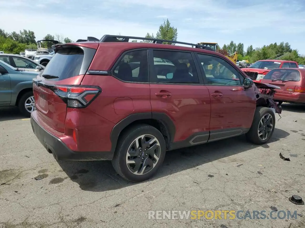3 Photograph of a damaged car JF2SLDRC0SH489669 SUBARU FORESTER 2025