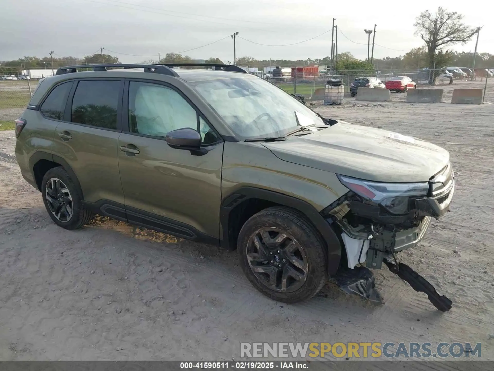 1 Photograph of a damaged car JF2SLDRC1SH484884 SUBARU FORESTER 2025