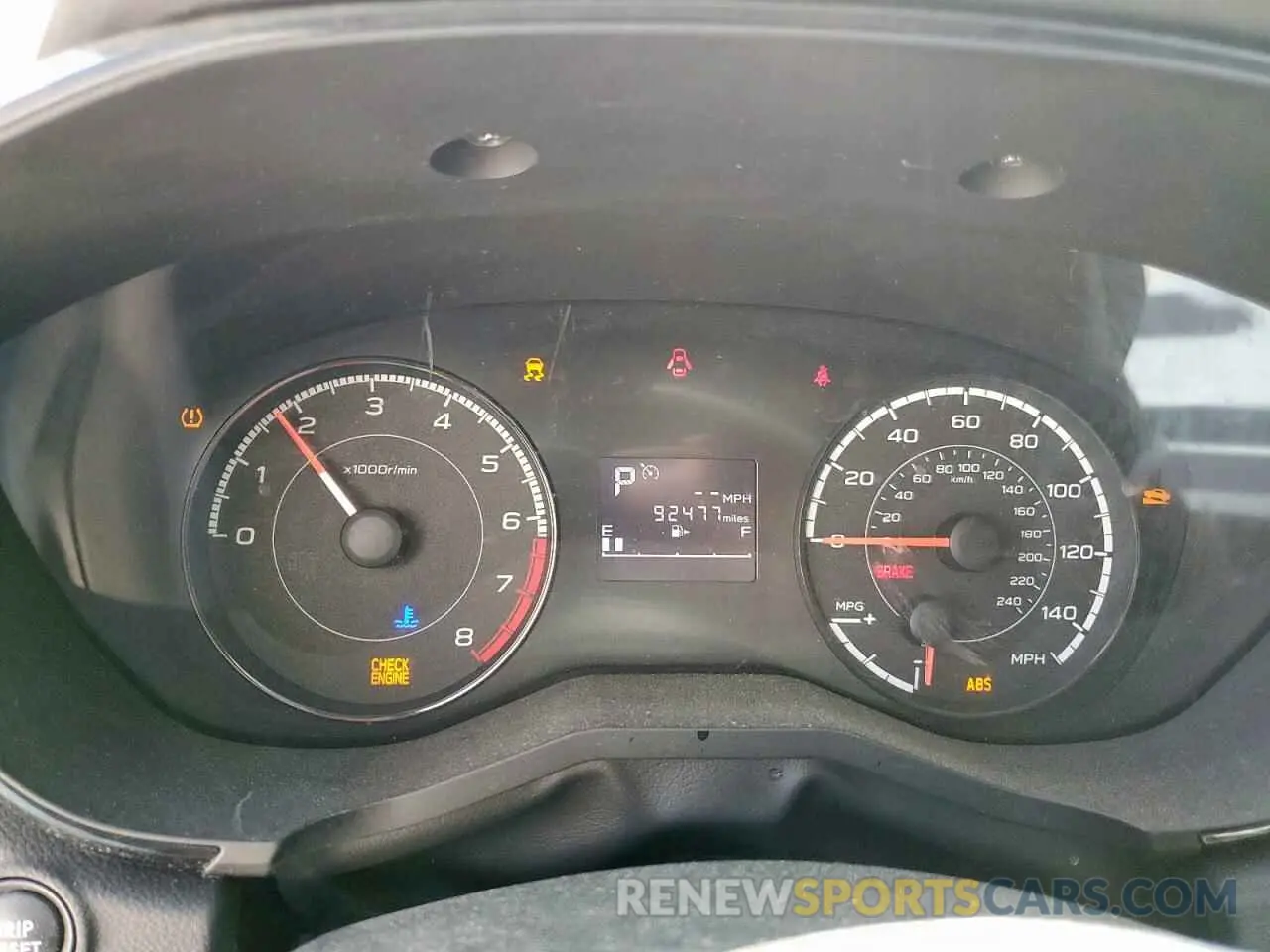 9 Photograph of a damaged car 4S3GKAA64K3621891 SUBARU IMPREZA 2019