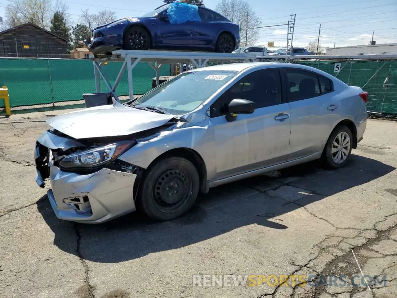 1 Photograph of a damaged car 4S3GKAB69K3607788 SUBARU IMPREZA 2019