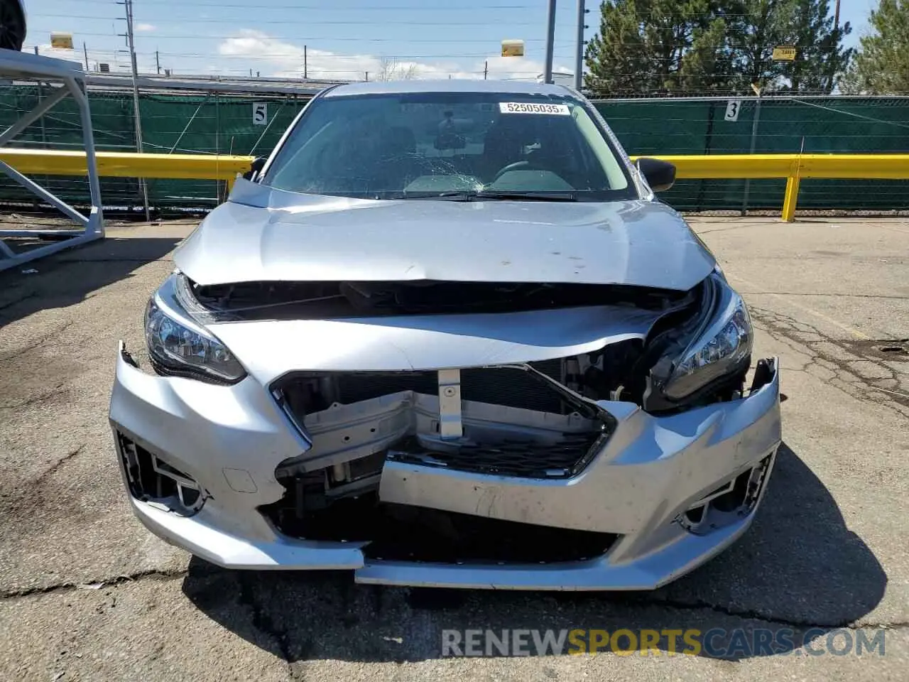 5 Photograph of a damaged car 4S3GKAB69K3607788 SUBARU IMPREZA 2019