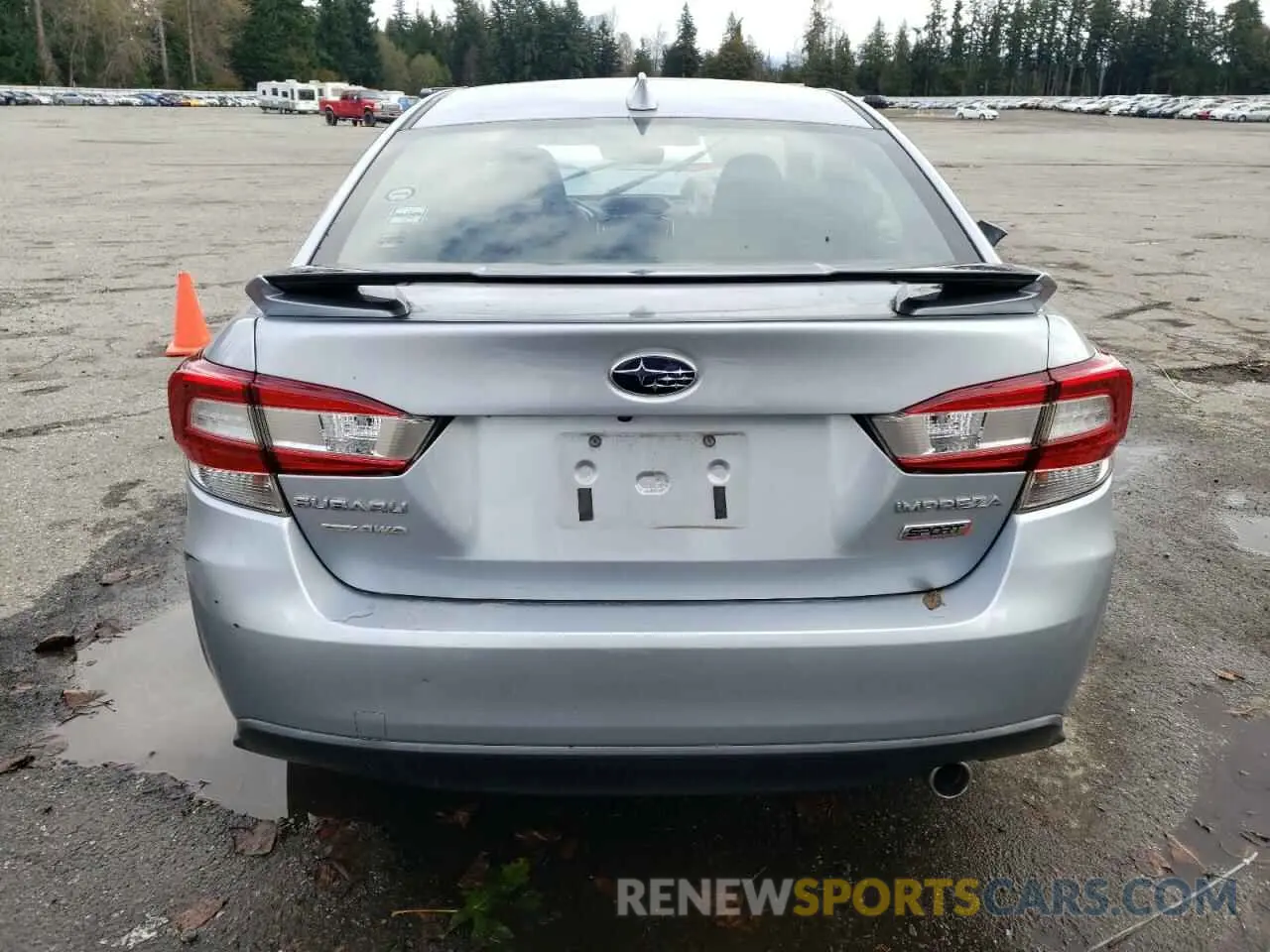 6 Photograph of a damaged car 4S3GKAM63K3620582 SUBARU IMPREZA 2019