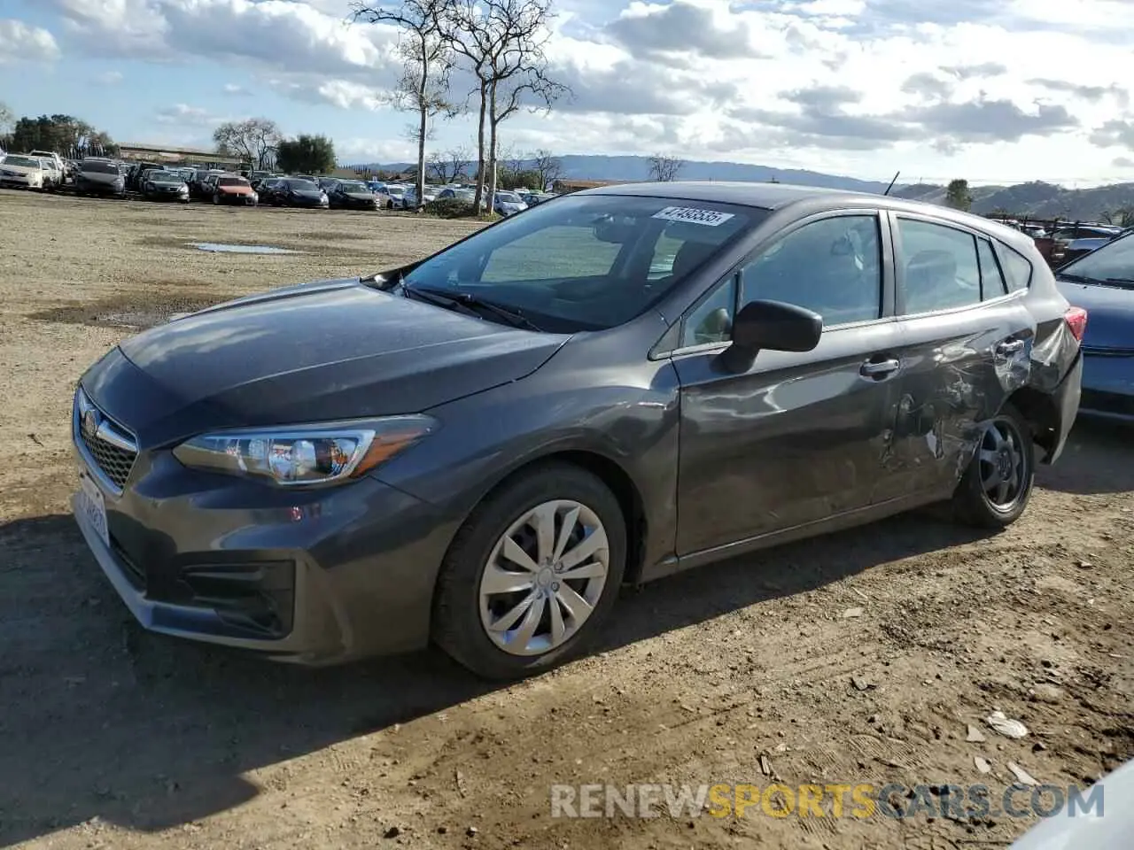 1 Photograph of a damaged car 4S3GTAA60K3759909 SUBARU IMPREZA 2019
