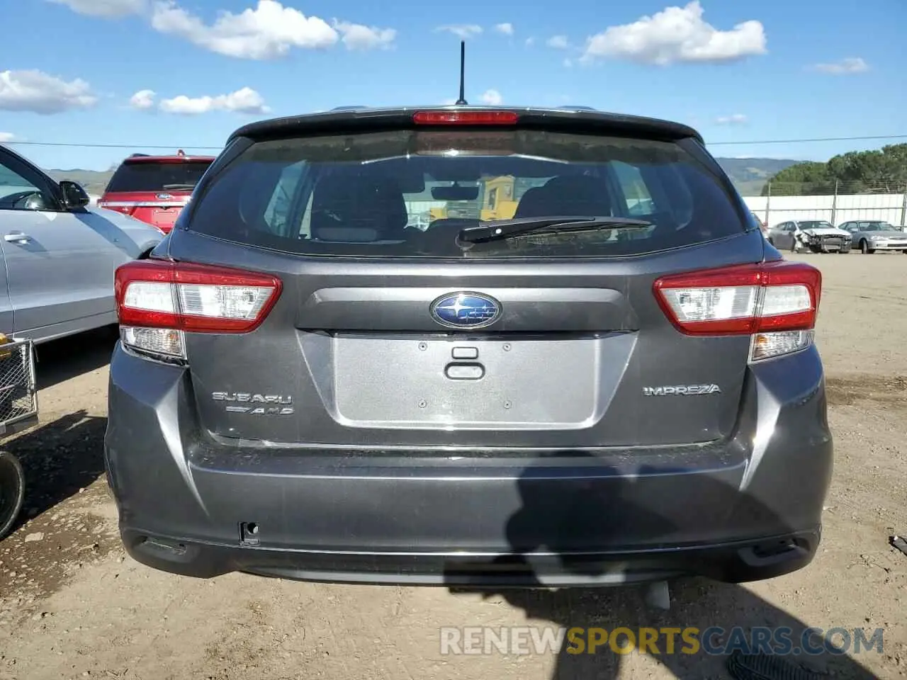 6 Photograph of a damaged car 4S3GTAA60K3759909 SUBARU IMPREZA 2019