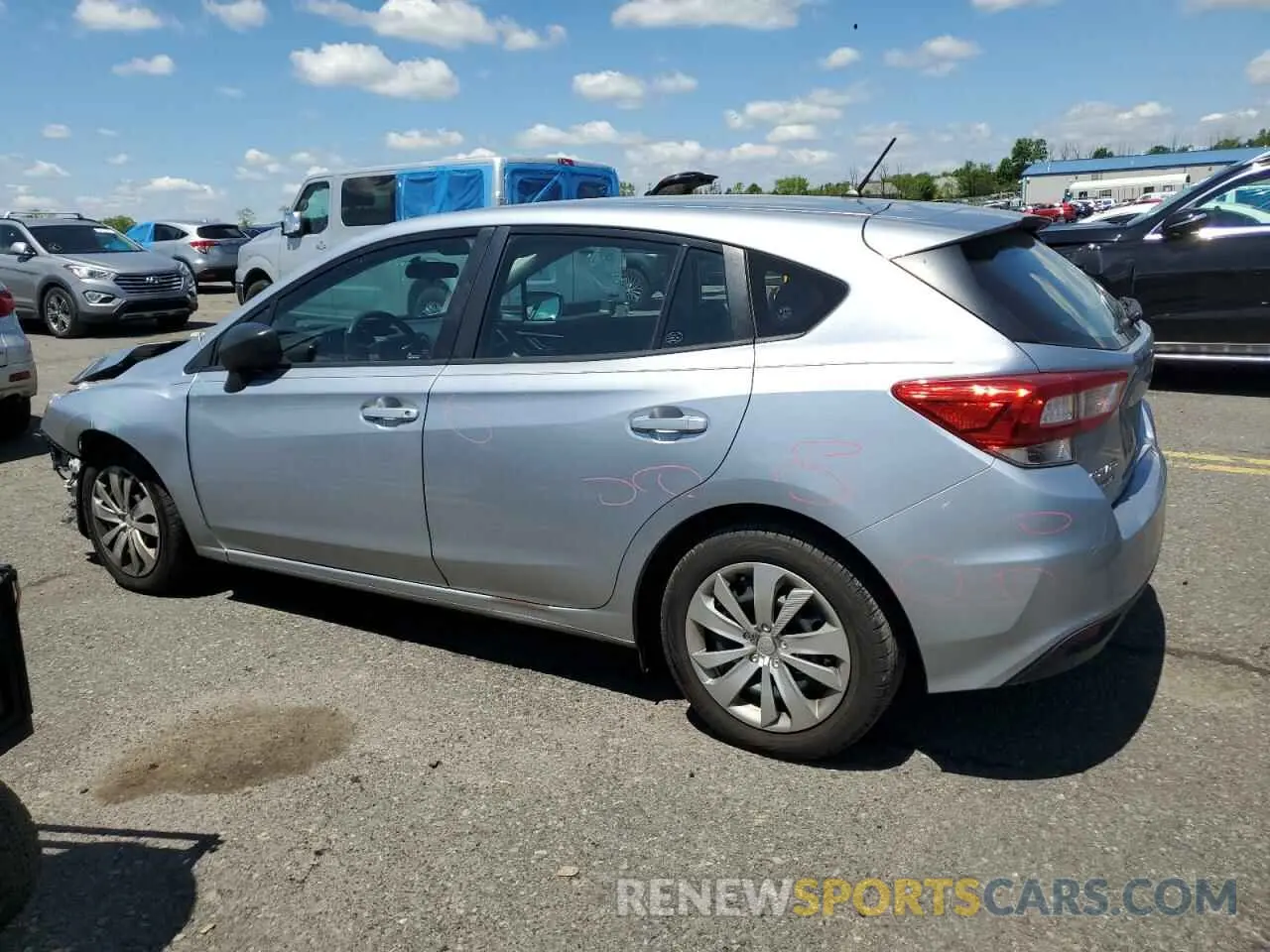 2 Photograph of a damaged car 4S3GTAA61K3715451 SUBARU IMPREZA 2019
