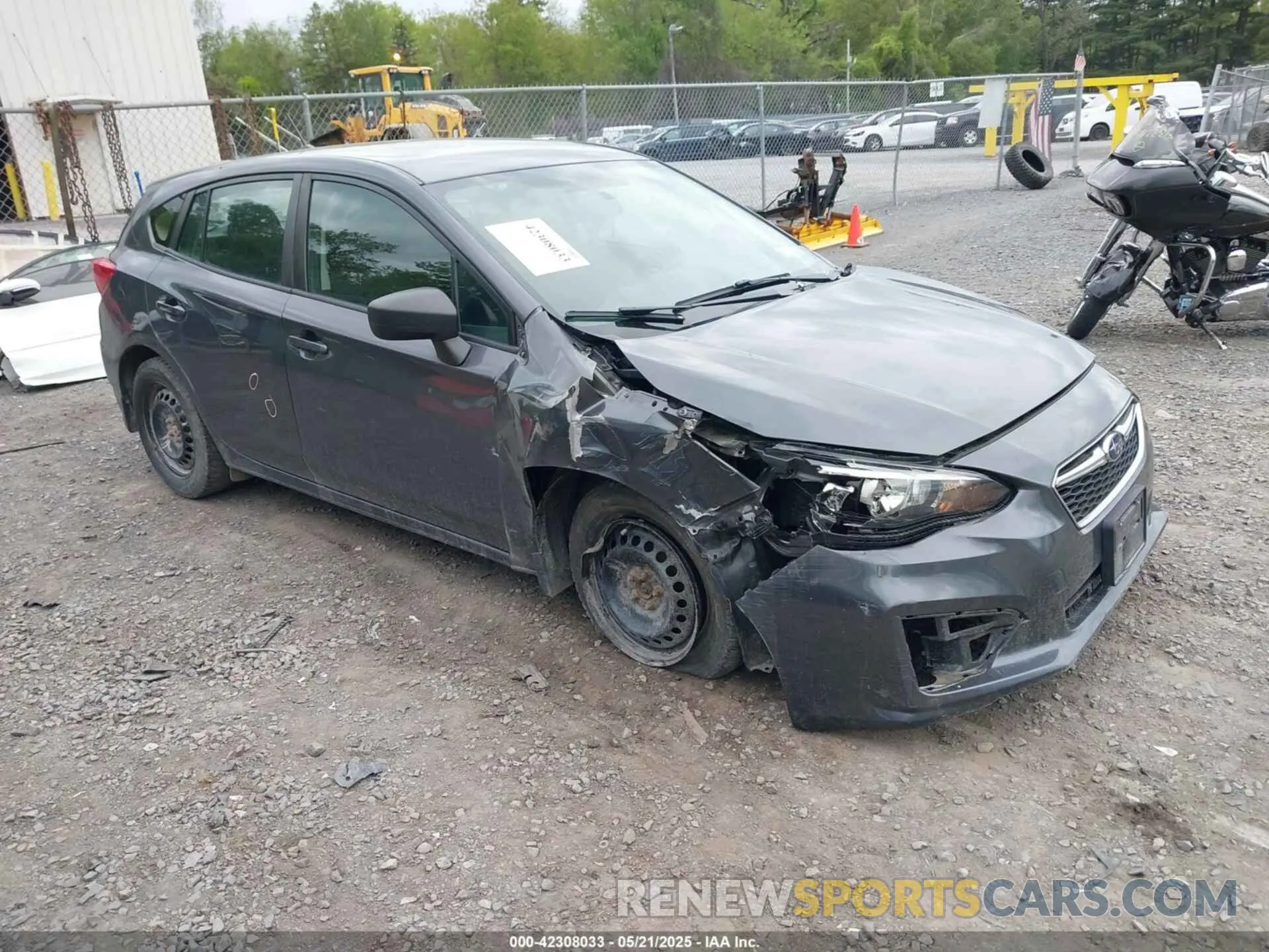 1 Фотография поврежденного автомобиля 4S3GTAA65K1733463 SUBARU IMPREZA 2019
