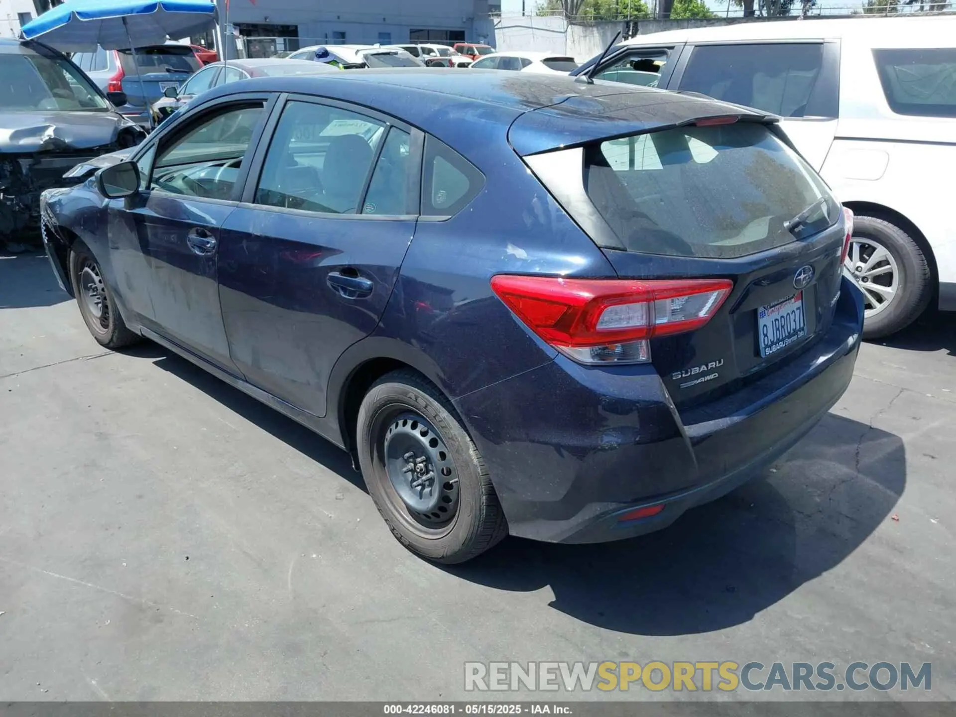 3 Photograph of a damaged car 4S3GTAA68K1726006 SUBARU IMPREZA 2019
