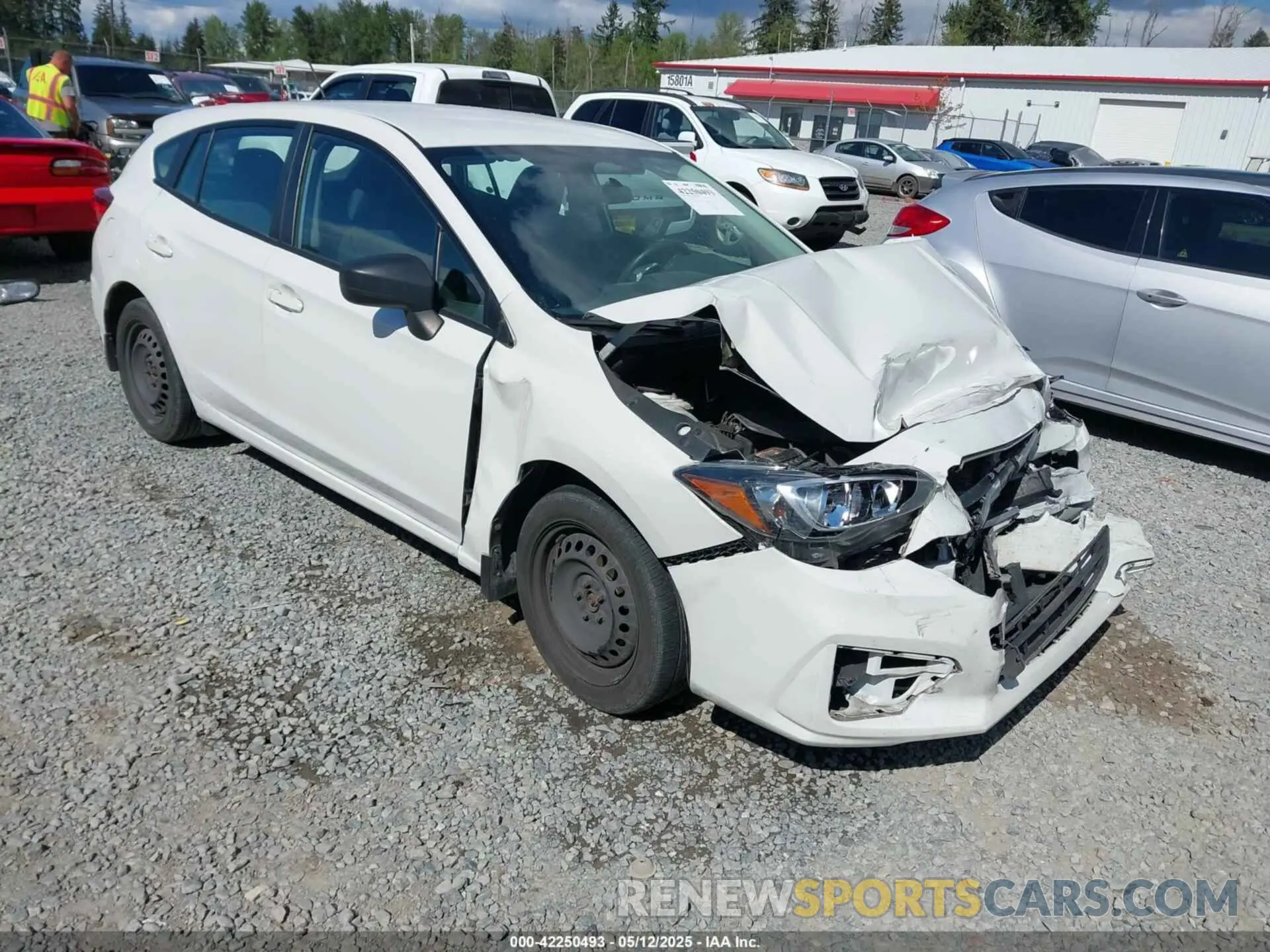 1 Photograph of a damaged car 4S3GTAA69K3719859 SUBARU IMPREZA 2019