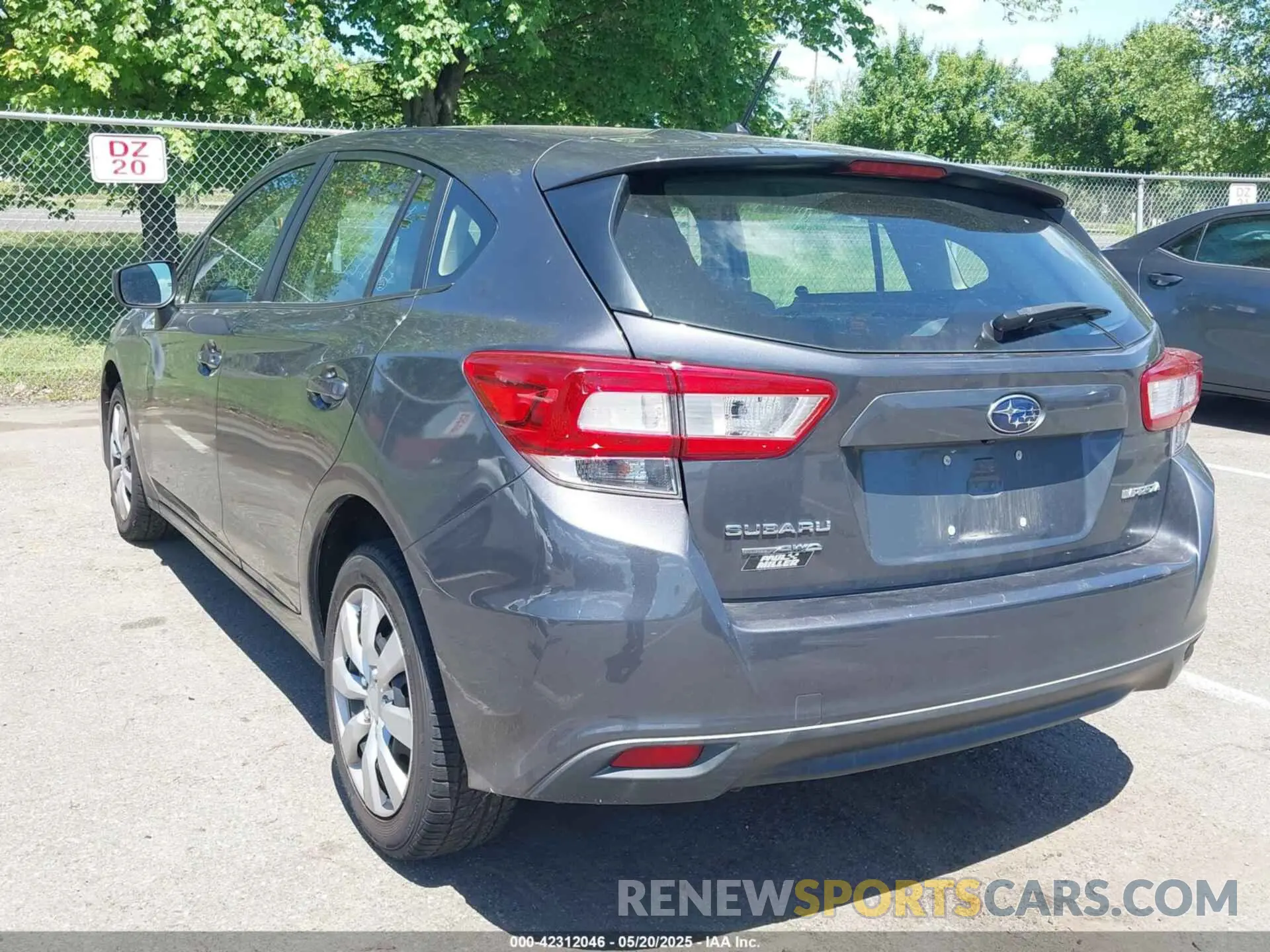 3 Photograph of a damaged car 4S3GTAA6XK3758590 SUBARU IMPREZA 2019