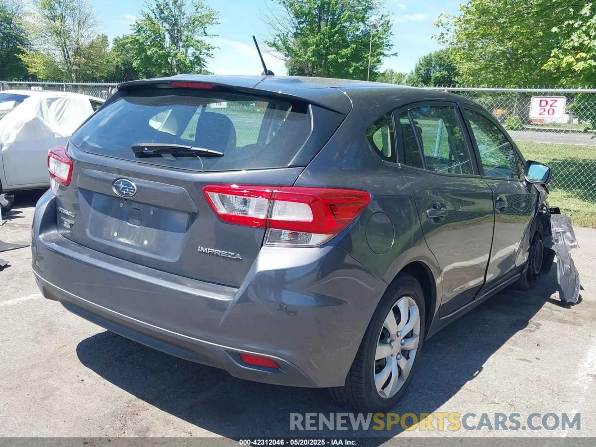 4 Photograph of a damaged car 4S3GTAA6XK3758590 SUBARU IMPREZA 2019
