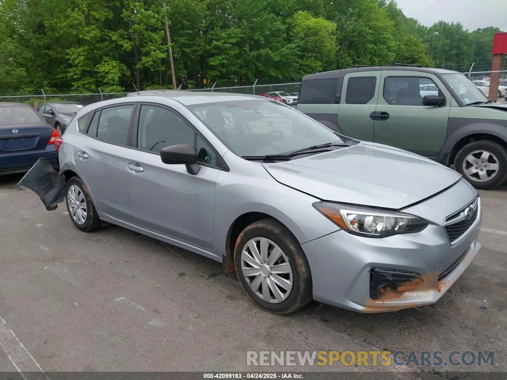 1 Photograph of a damaged car 4S3GTAB62K3726179 SUBARU IMPREZA 2019