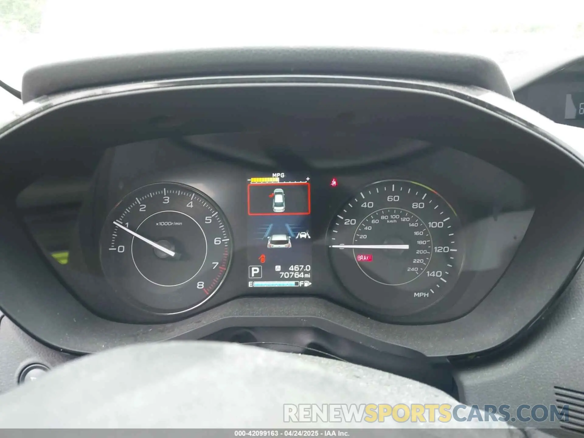 7 Photograph of a damaged car 4S3GTAB62K3726179 SUBARU IMPREZA 2019