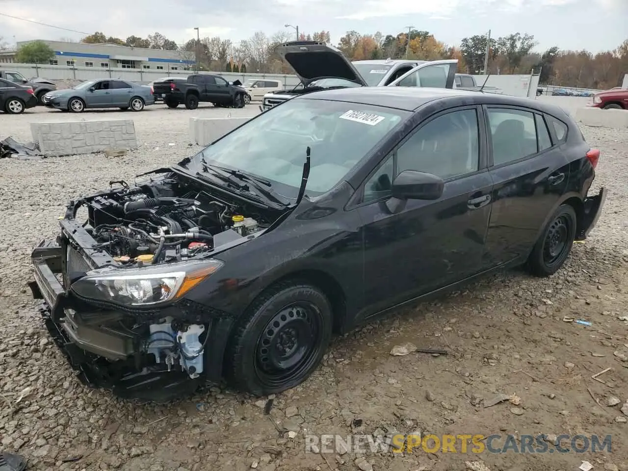1 Photograph of a damaged car 4S3GTAB66K3734091 SUBARU IMPREZA 2019
