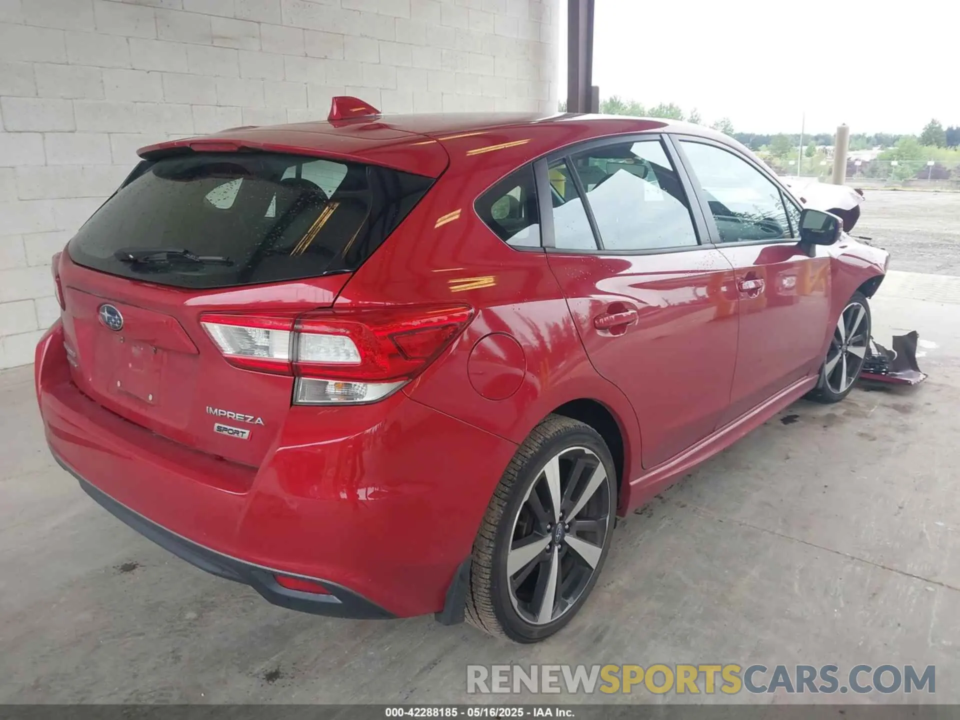 4 Photograph of a damaged car 4S3GTAJ62K1731329 SUBARU IMPREZA 2019