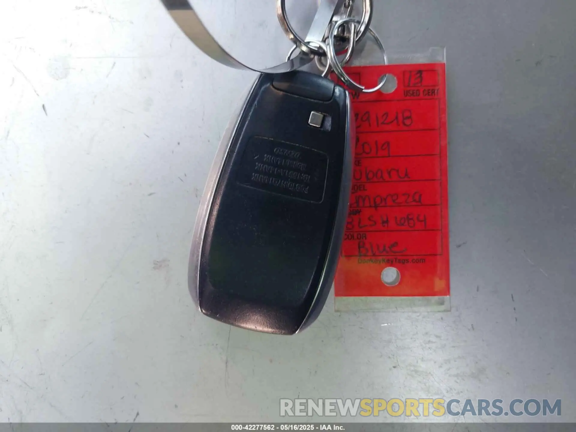11 Фотография поврежденного автомобиля 4S3GTAM61K3741124 SUBARU IMPREZA 2019
