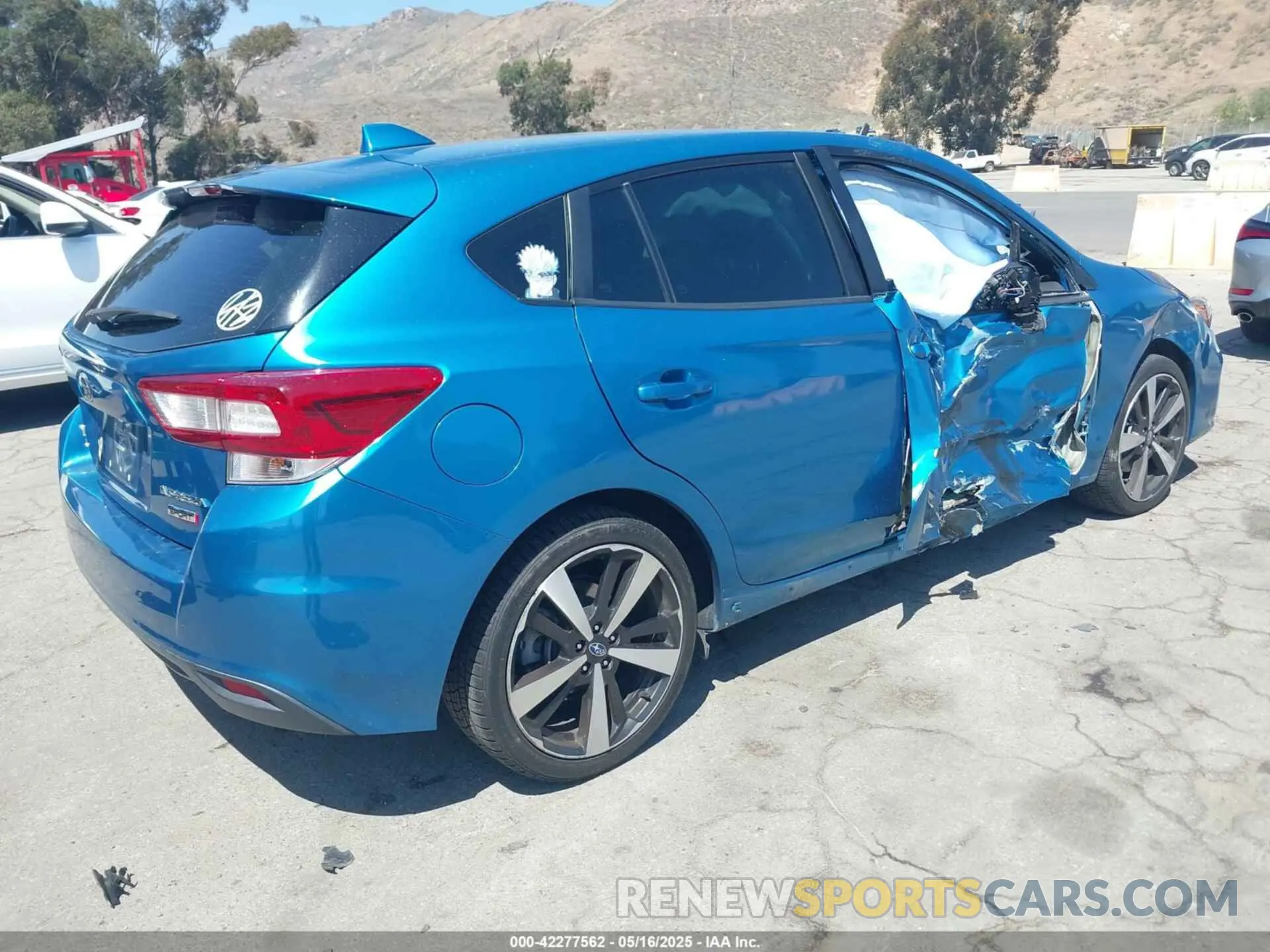 4 Фотография поврежденного автомобиля 4S3GTAM61K3741124 SUBARU IMPREZA 2019