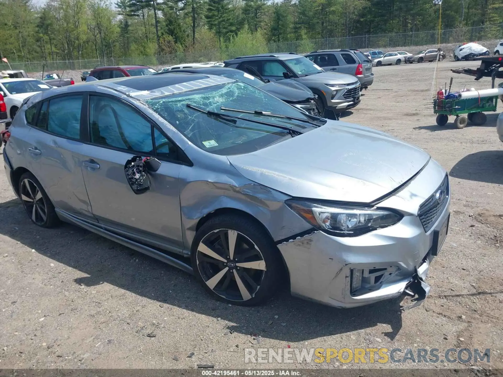 1 Photograph of a damaged car 4S3GTAM62K3720153 SUBARU IMPREZA 2019