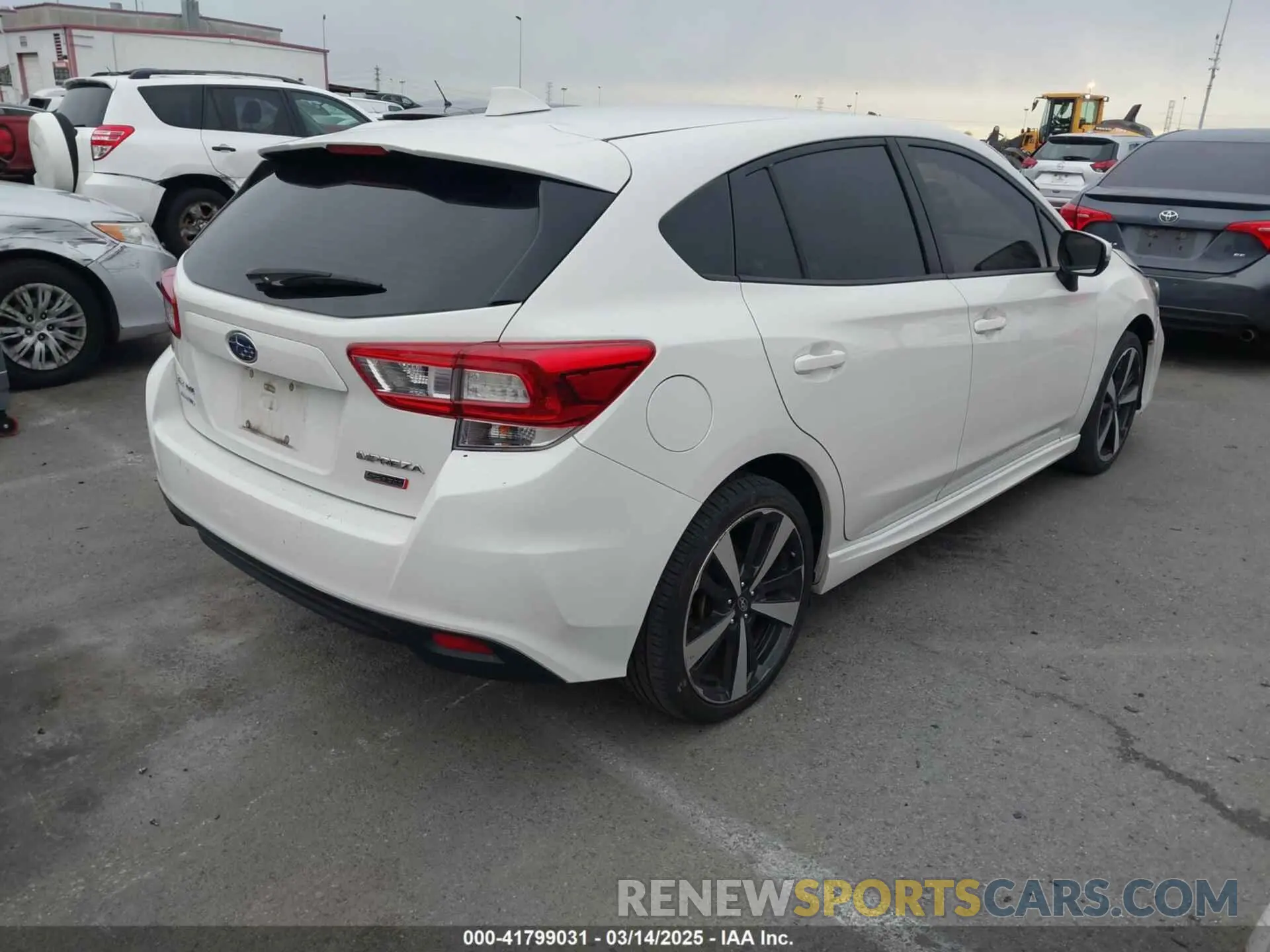 4 Photograph of a damaged car 4S3GTAM67K3756260 SUBARU IMPREZA 2019
