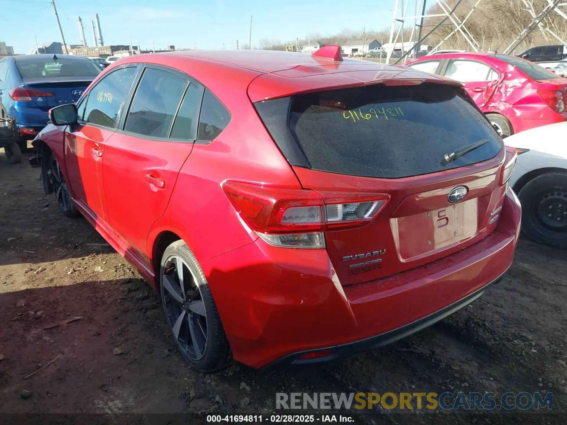 3 Photograph of a damaged car 4S3GTAM6XK3708591 SUBARU IMPREZA 2019