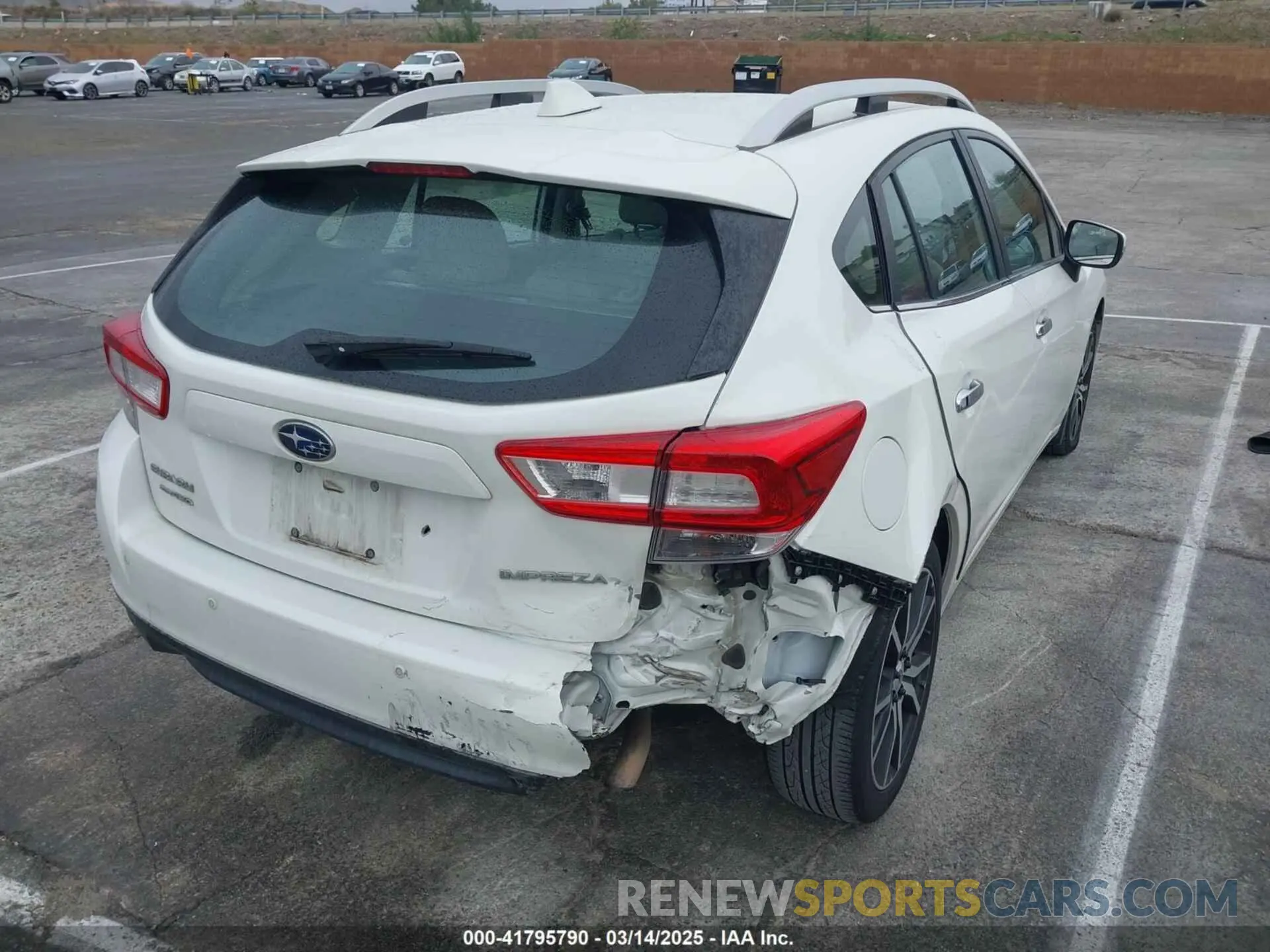 4 Photograph of a damaged car 4S3GTAS67K3762188 SUBARU IMPREZA 2019