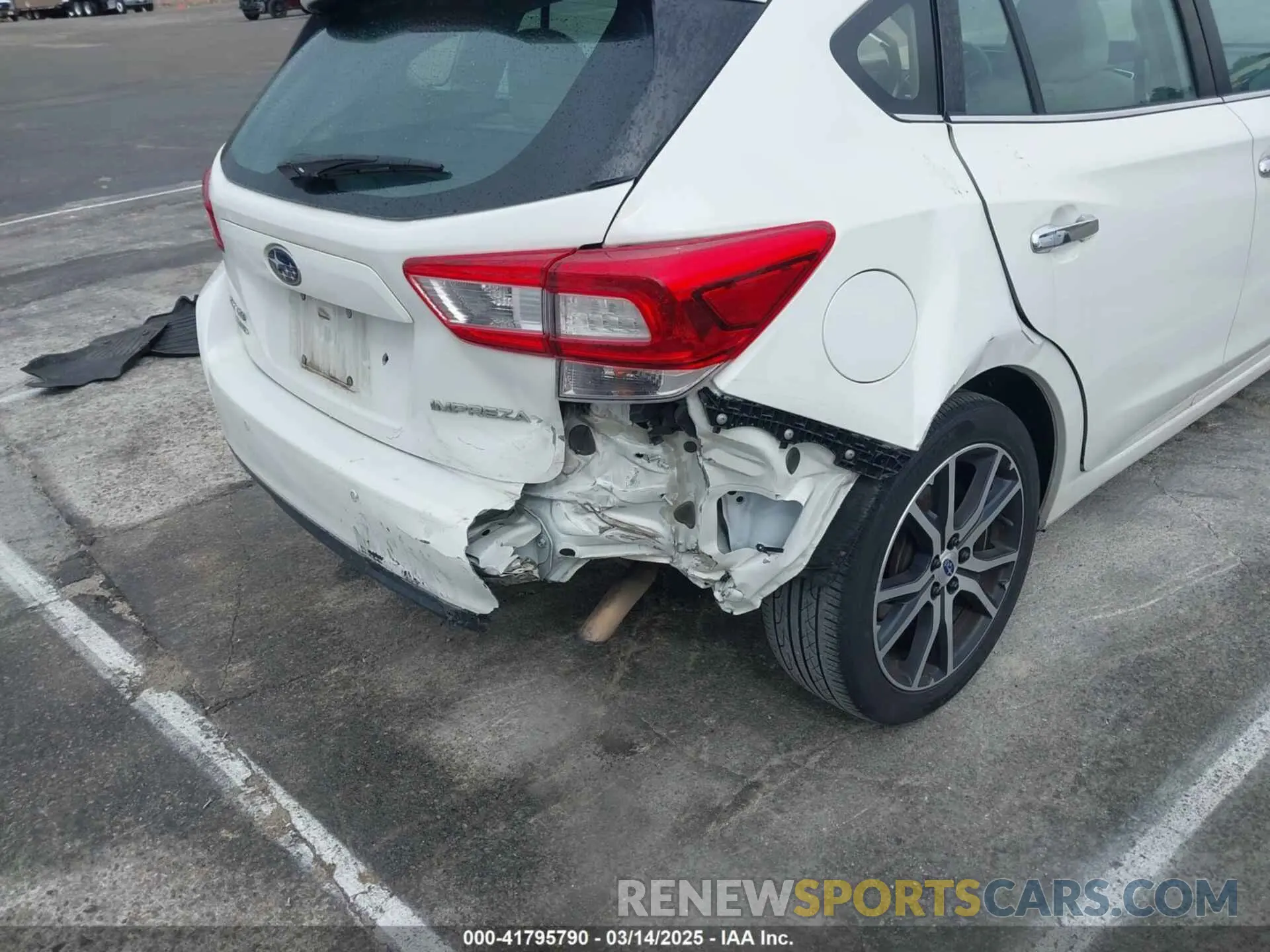 6 Photograph of a damaged car 4S3GTAS67K3762188 SUBARU IMPREZA 2019