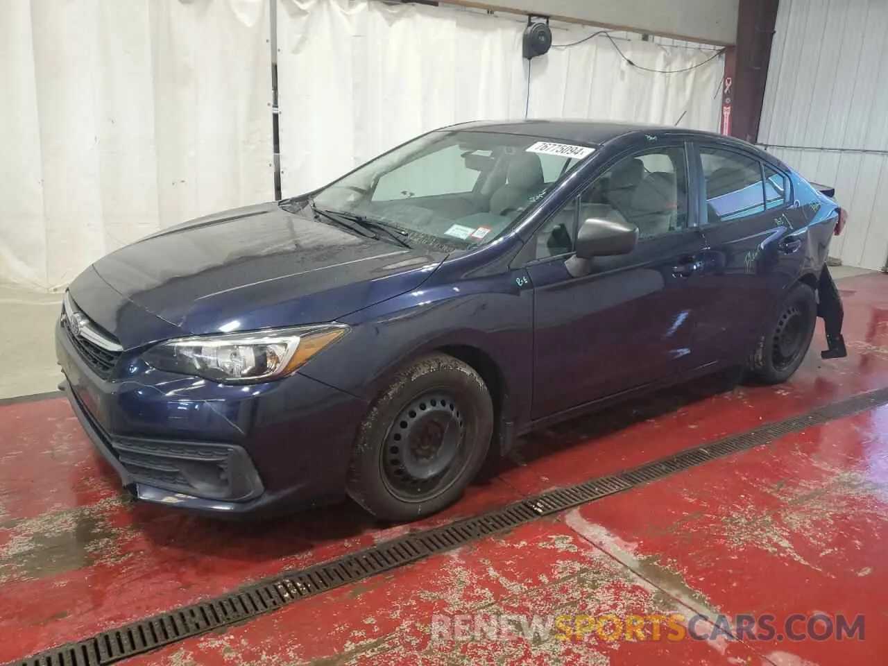 1 Photograph of a damaged car 4S3GKAB60L3602786 SUBARU IMPREZA 2020
