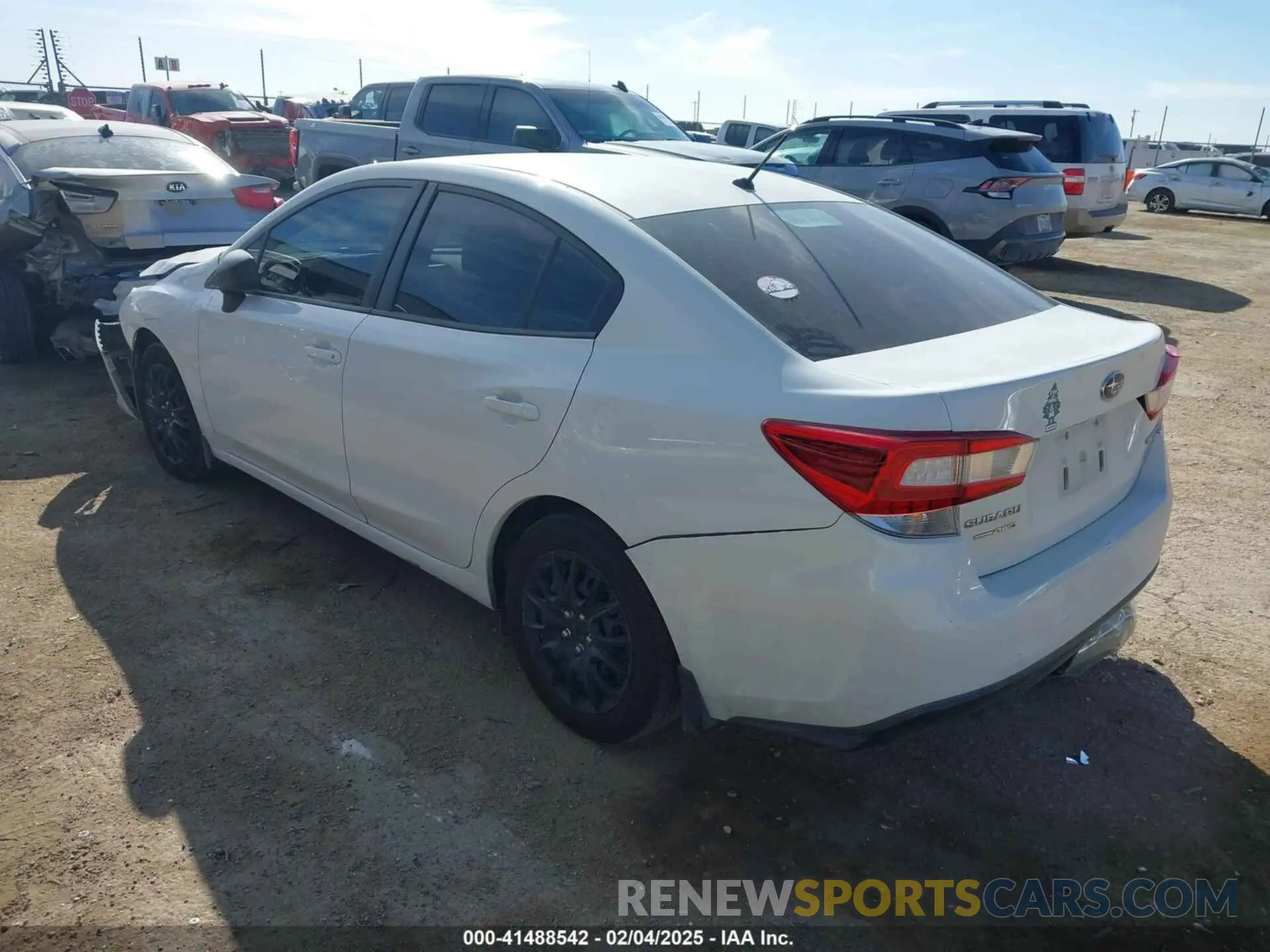 3 Photograph of a damaged car 4S3GKAB67L3609167 SUBARU IMPREZA 2020